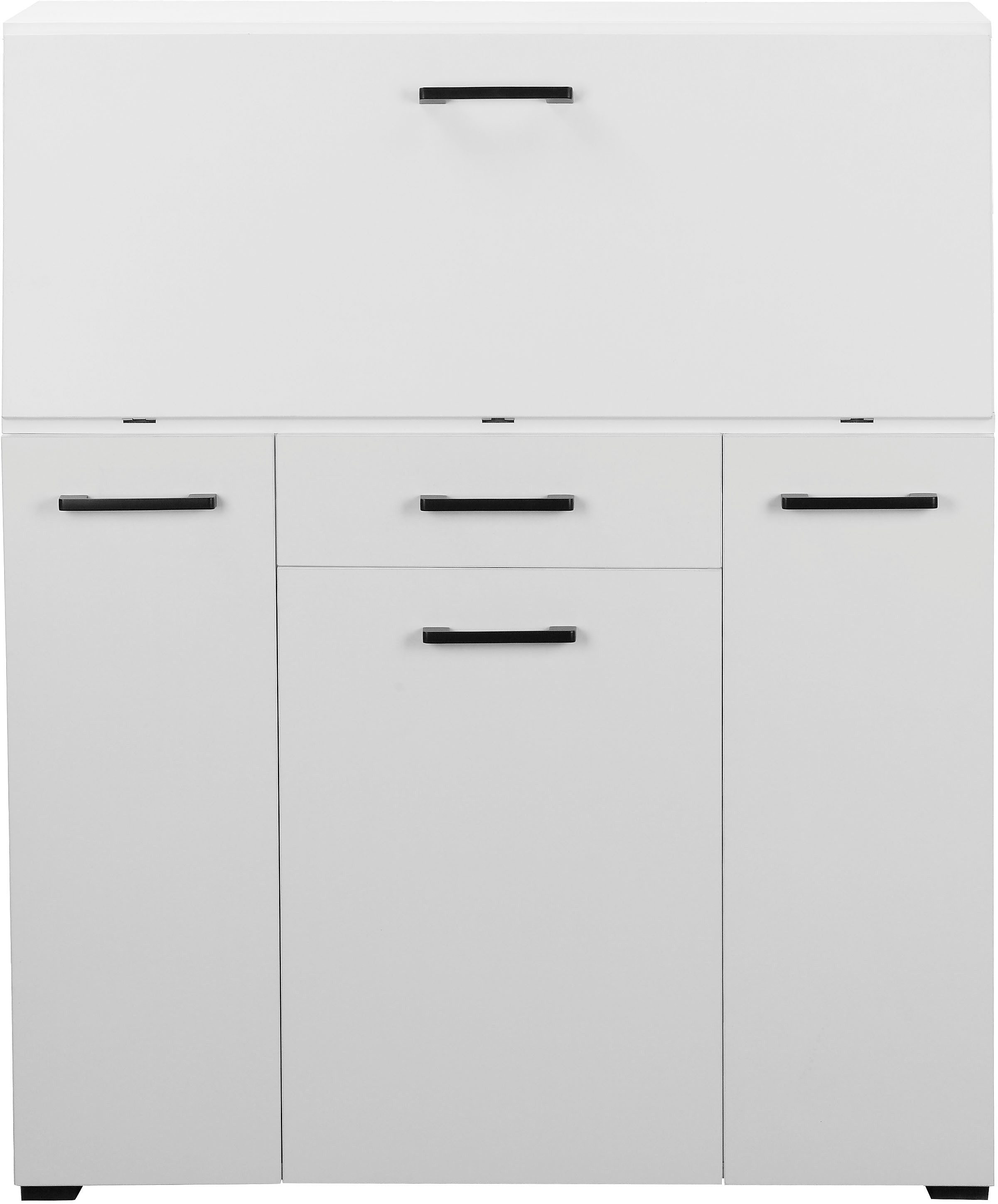 OTTO home Sekretär Moid, Home-Office-Schreibtisch, viele Stauraummöglichkeiten, kompaktes & modernes Design, B. 88,5 cm