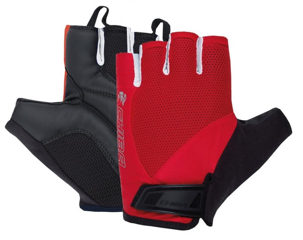 Chiba Fahrradjacke Chiba Handschuhe Sport Pro kurz Gr. M / 8 rot