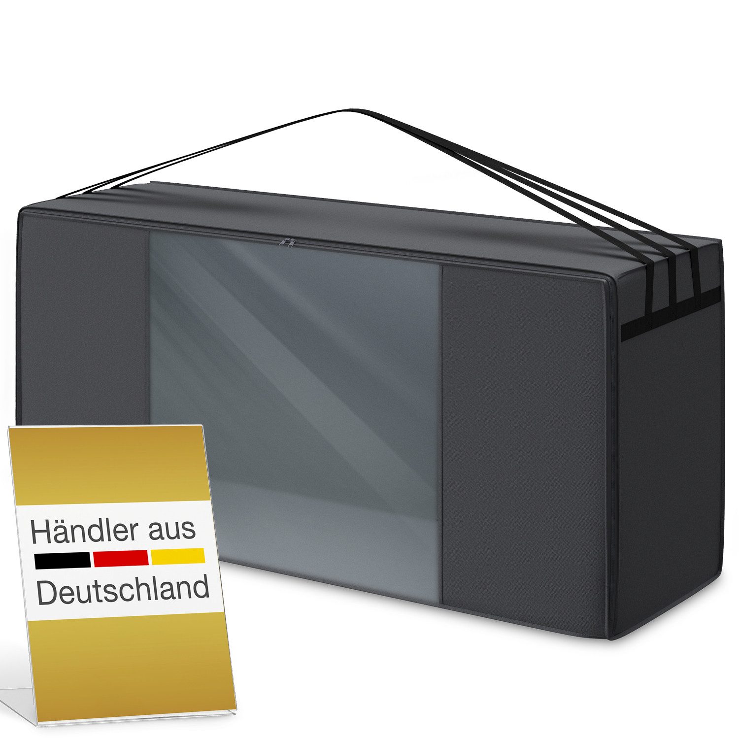 ELONEO Aufbewahrungstasche Transporttasche für Klappmatratze, 75x195cm, 90x200cm & weitere Größen (1-tlg), 3-Punkt-Tragegurte, wasserabweisend, hochwertiger Reißverschluss