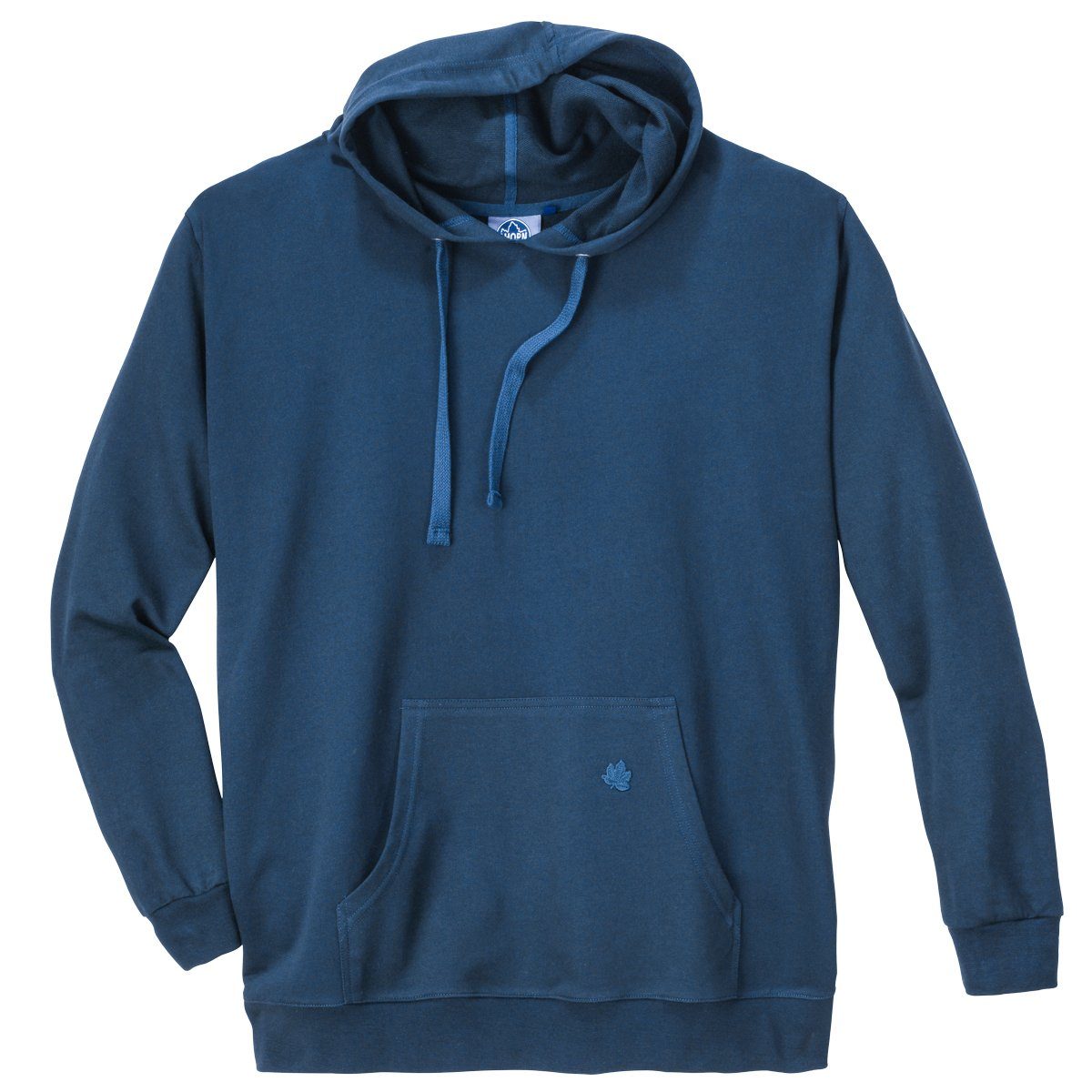 AHORN SPORTSWEAR Kapuzensweatshirt Kapuzen-Sweatshirt Basic Übergröße stahlblau Ahorn