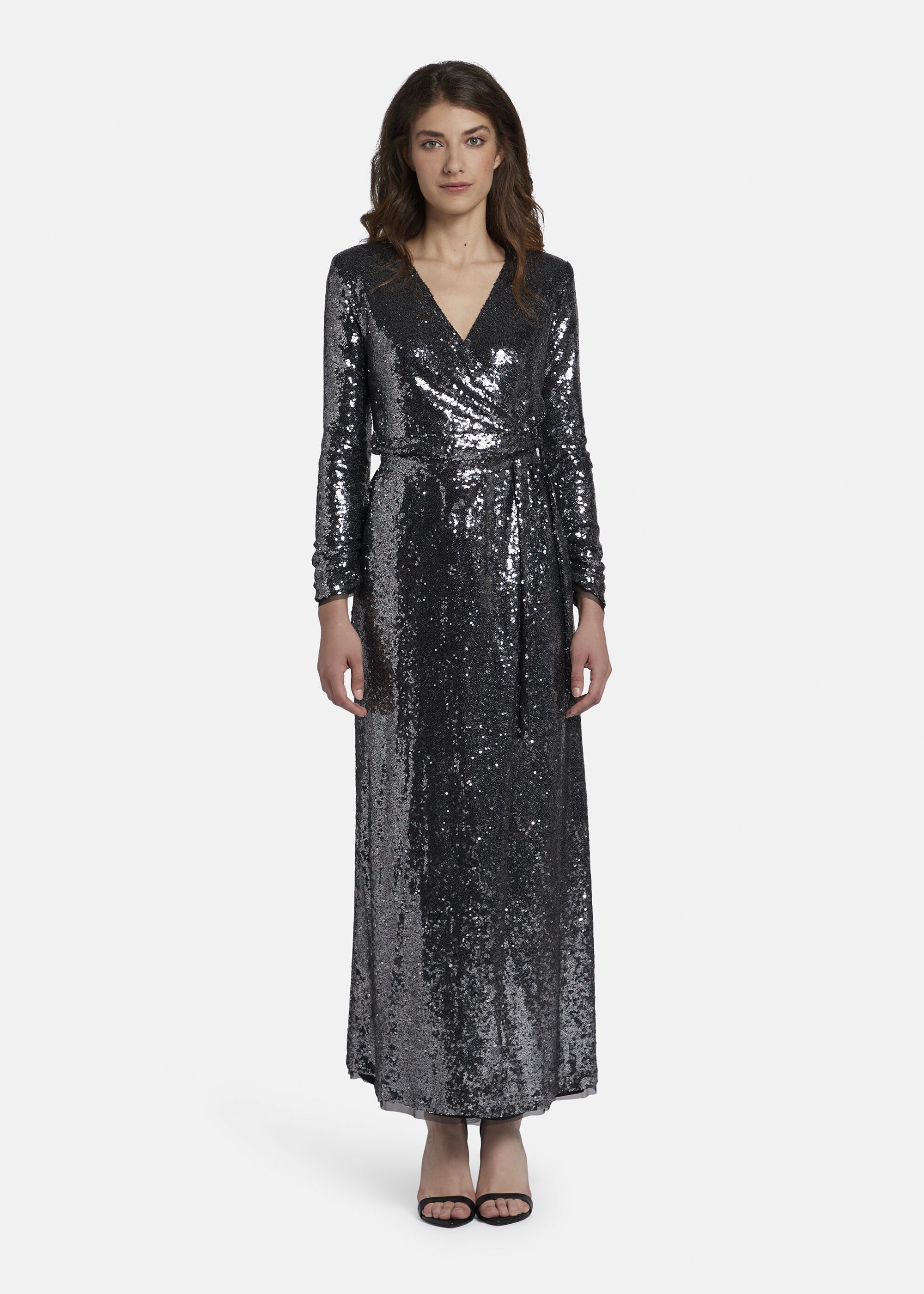 Nicowa Abendkleid MILOWA (1-tlg) aus hochwertigem italienischen Pailetten Stoff
