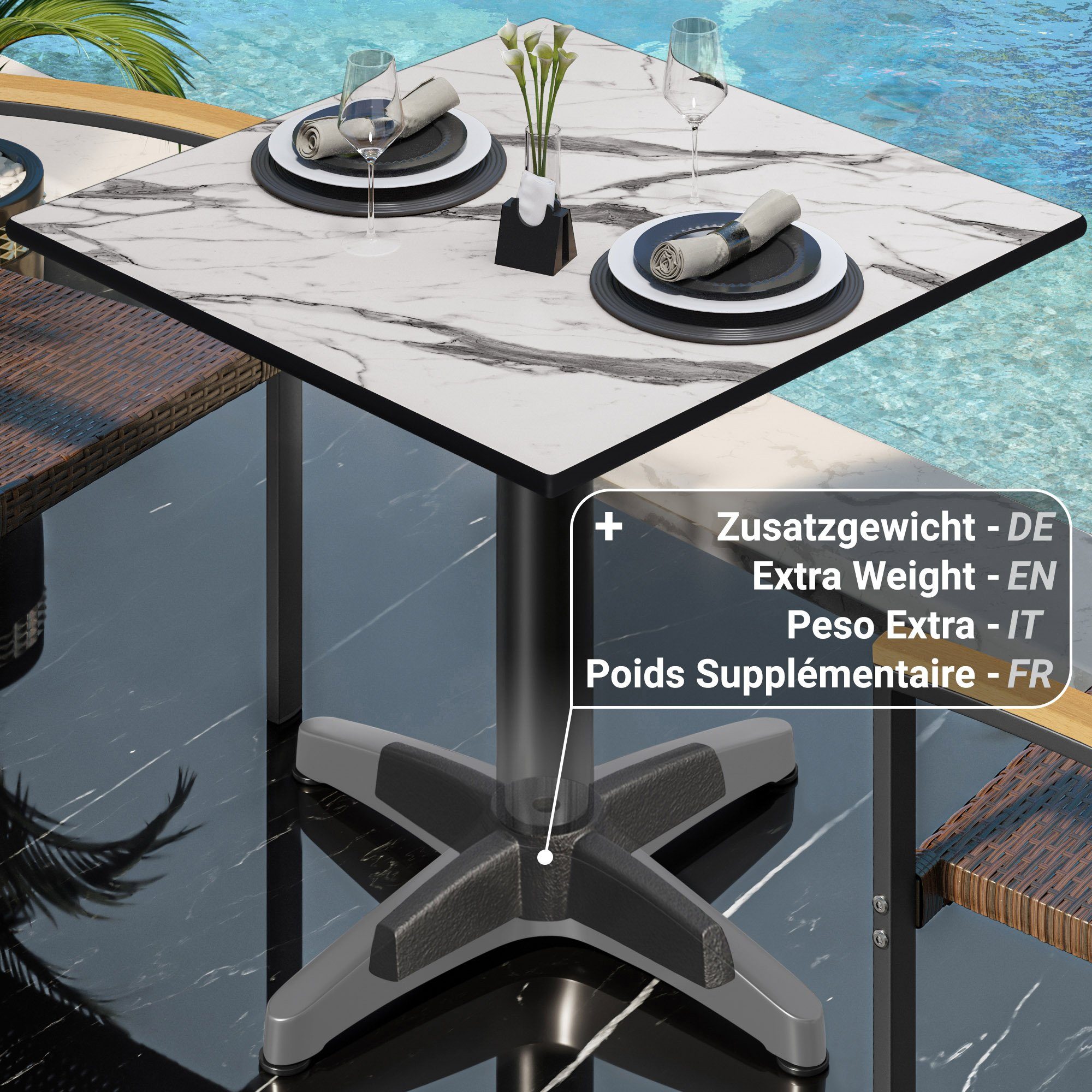 GGMMÖBEL Gartentisch CPBL