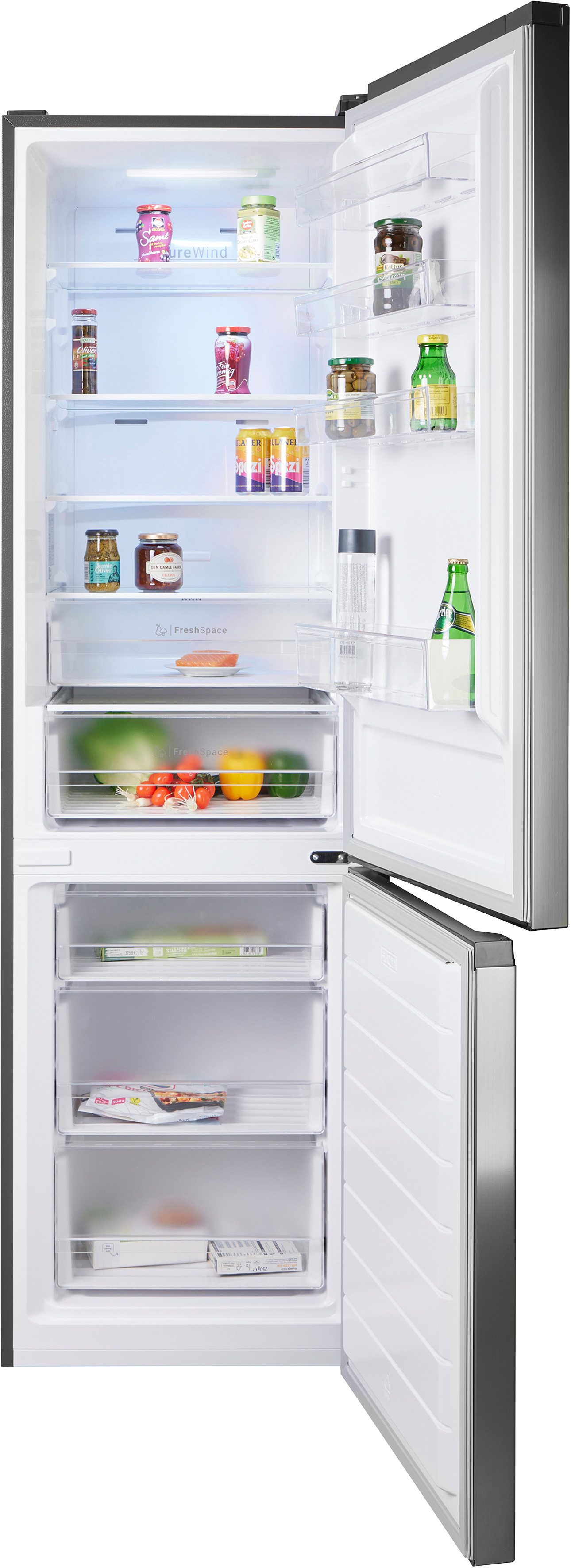Privileg Kühl-/Gefrierkombination PRK2 6371 S6, 200 cm hoch, 59,5 cm breit, Extra Cooling-Funktion mit einem Tastendruck durch Push&Go