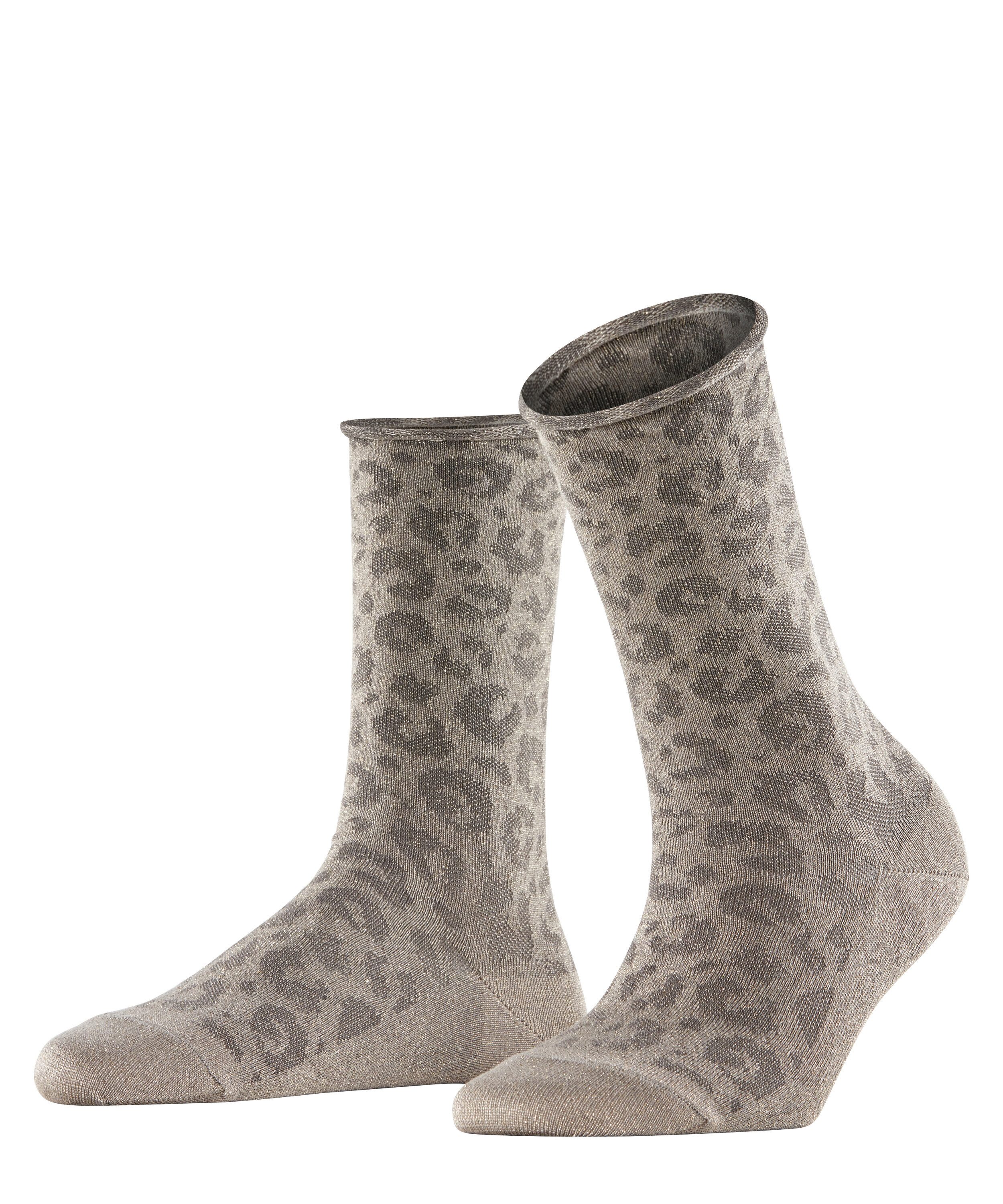 FALKE Socken FALKE Shiny Special Edition Damen (1-Paar) mit trendiger Leoparden-Musterung