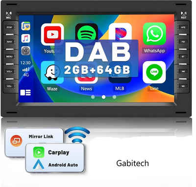 GABITECH für VW BORA POLO SHARAN T5 MULTIVANT Android 13 Autoradio GPS Navi Autoradio