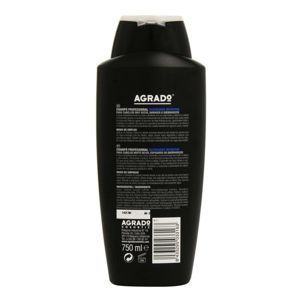 (750 Agrado ml) Agrado Shampoo Repairing Haarshampoo