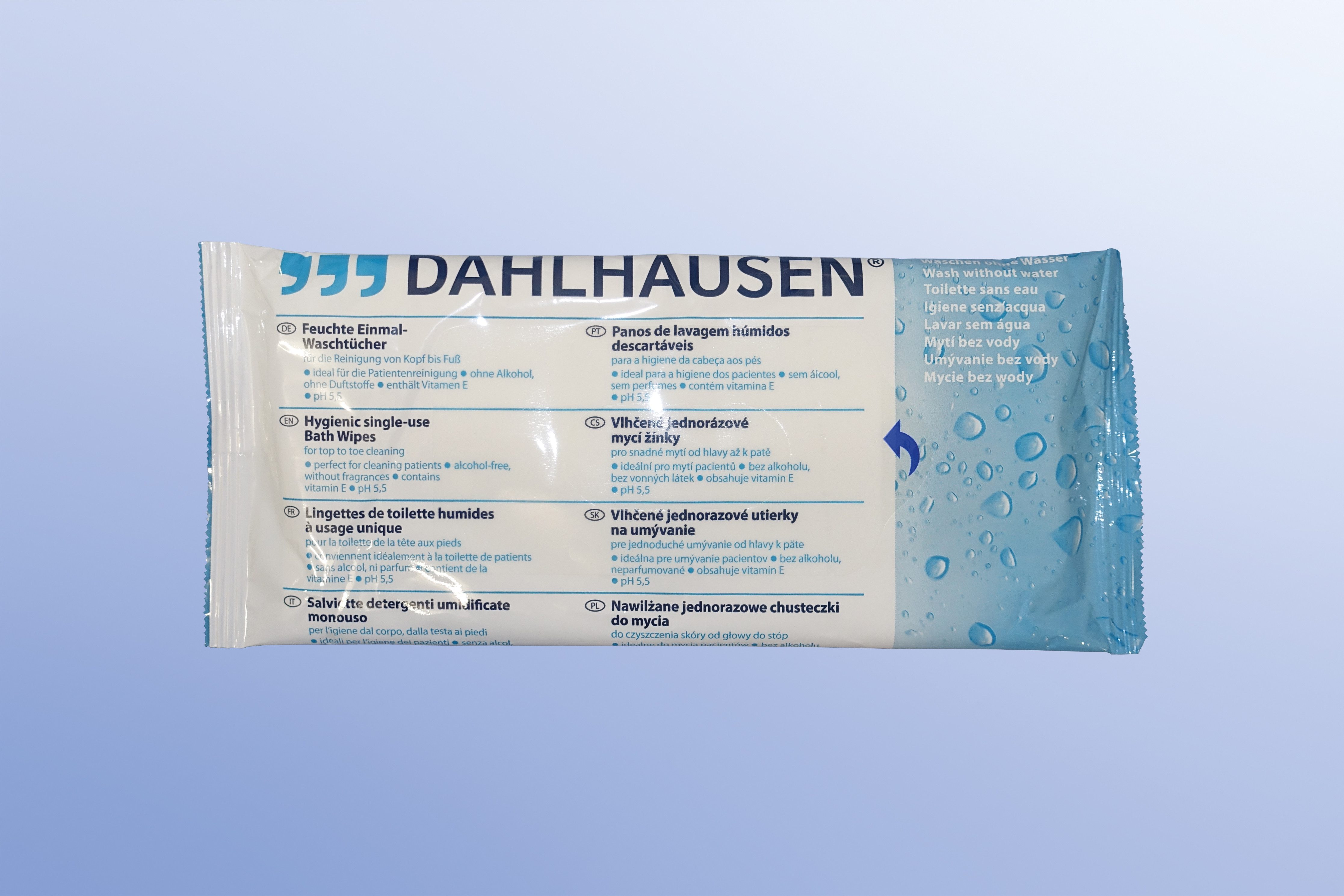 P.J.Dahlhausen & Co.GmbH Einmal-Waschhandschuh Dahlhausen Einmal-Waschtücher, feucht (8-St)