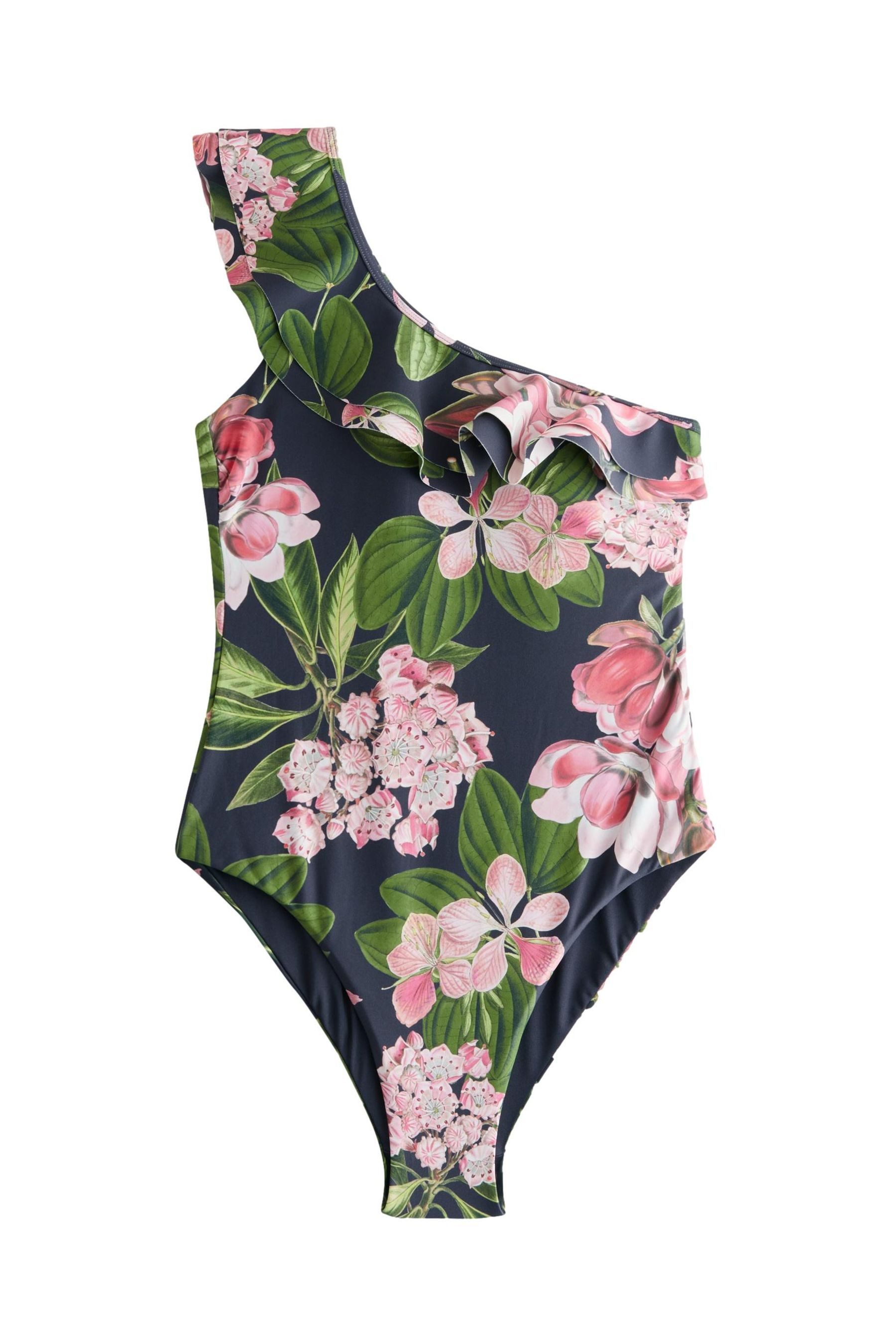 One Shoulder Badeanzug Damen - Sexy Monokini Mit Push Up Und Bauchweg Effekt