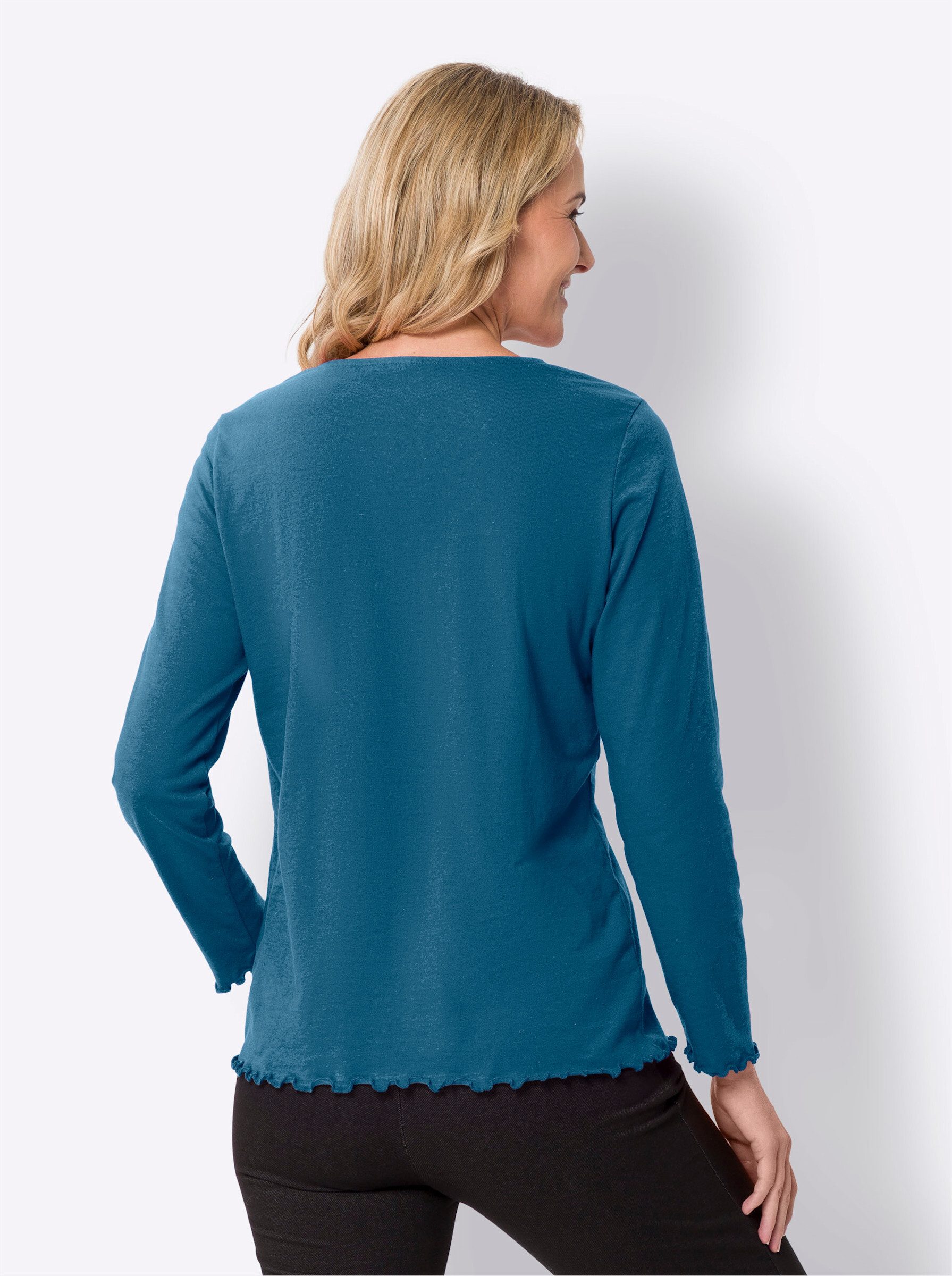 Sieh an! T-Shirt 2-in-1-Langarmshirt günstig online kaufen