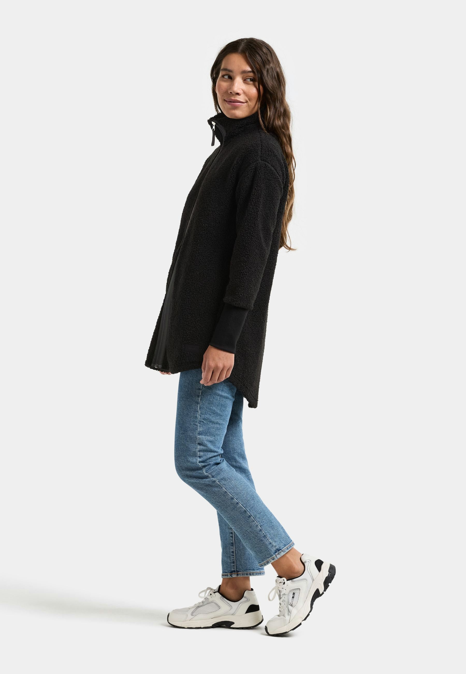 Didriksons Plüschjacke Damen Pile Teddy TOLA mit Taschen – Bild 3 von 5
