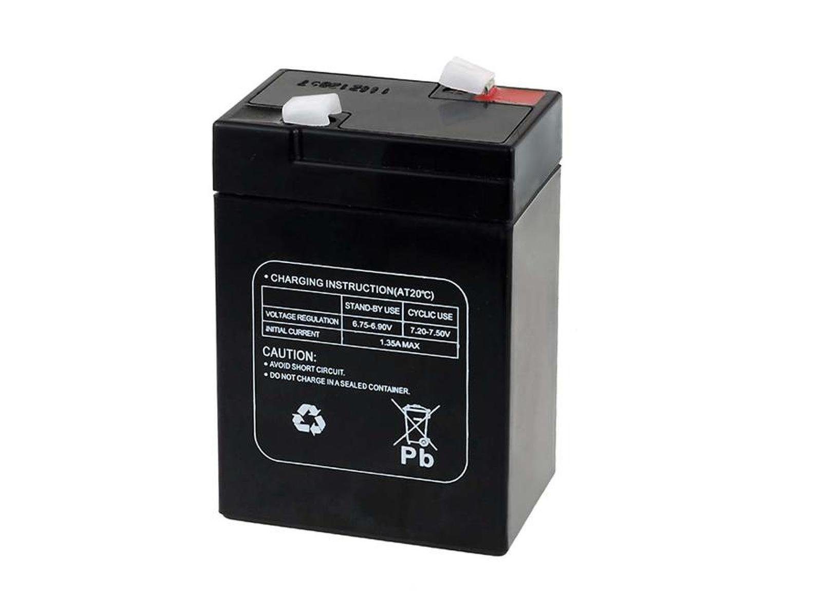 Powery Bleiakku multipower MP4.5-6 6V Lead-Acid f. Hobby Camping Peg Perego Bleiakkus 4500 mAh (6 V)