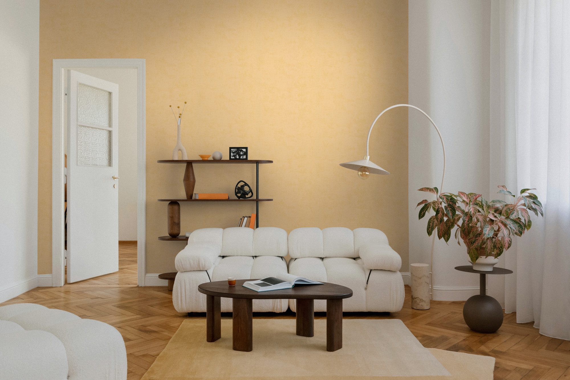 A.S. Création Vliestapete Schlichte Tapete in feiner Leinenstruktur, strukturiert, matt, (1 St), Zarte Struktur für eine ruhige, wohnliche Atmosphäre