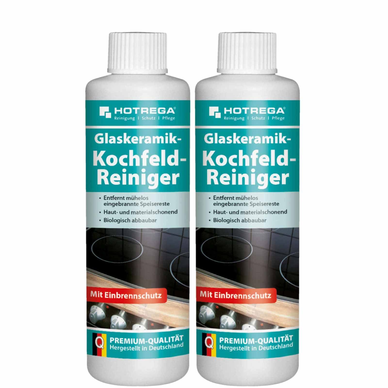 HOTREGA® Glaskeramik Kochfeld Reiniger Glaskeramikreiniger Herdreiniger 250ml Küchenreiniger