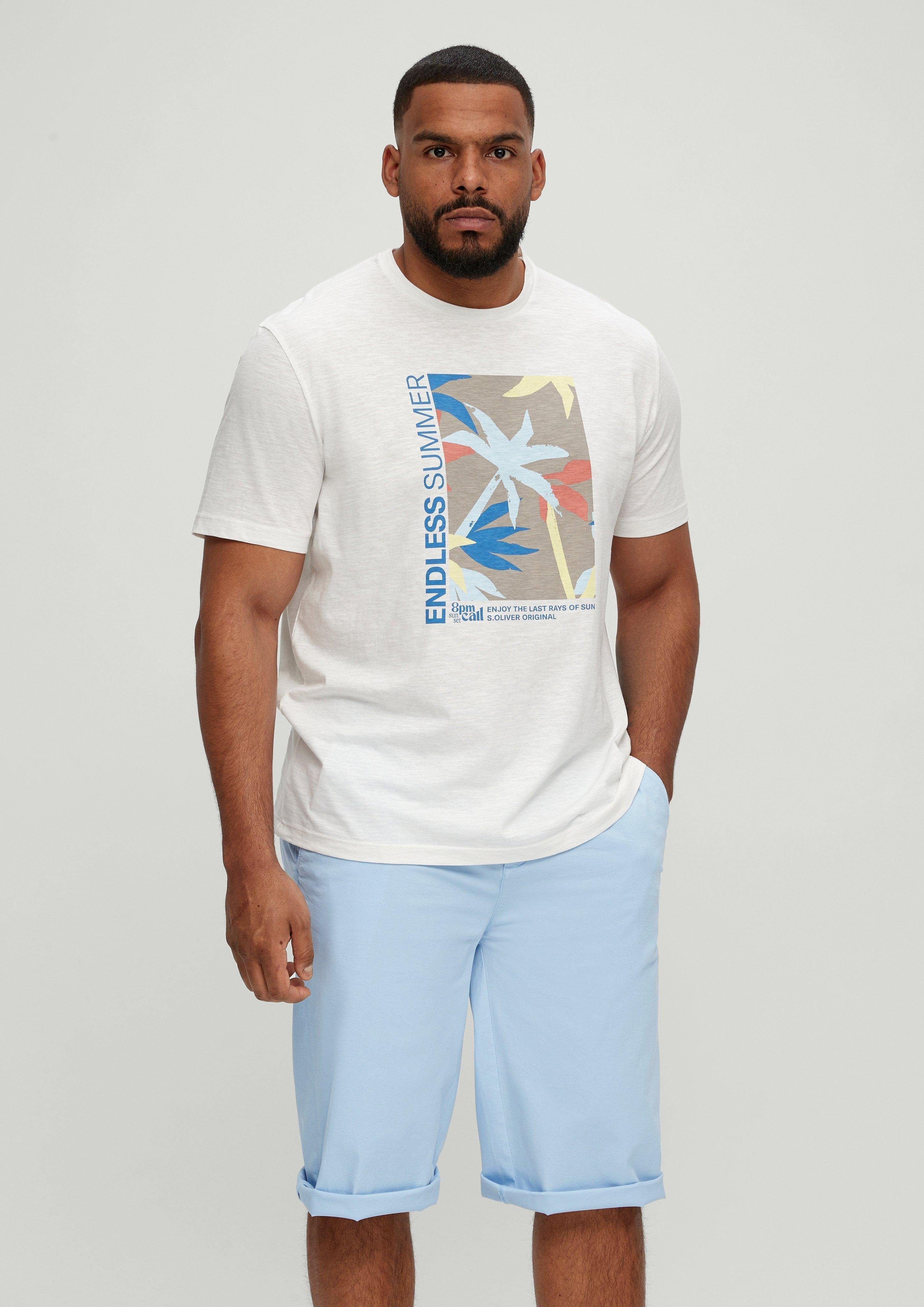 s.Oliver Bermudas Relaxed: Bermuda aus Baumwollstretch günstig online kaufen