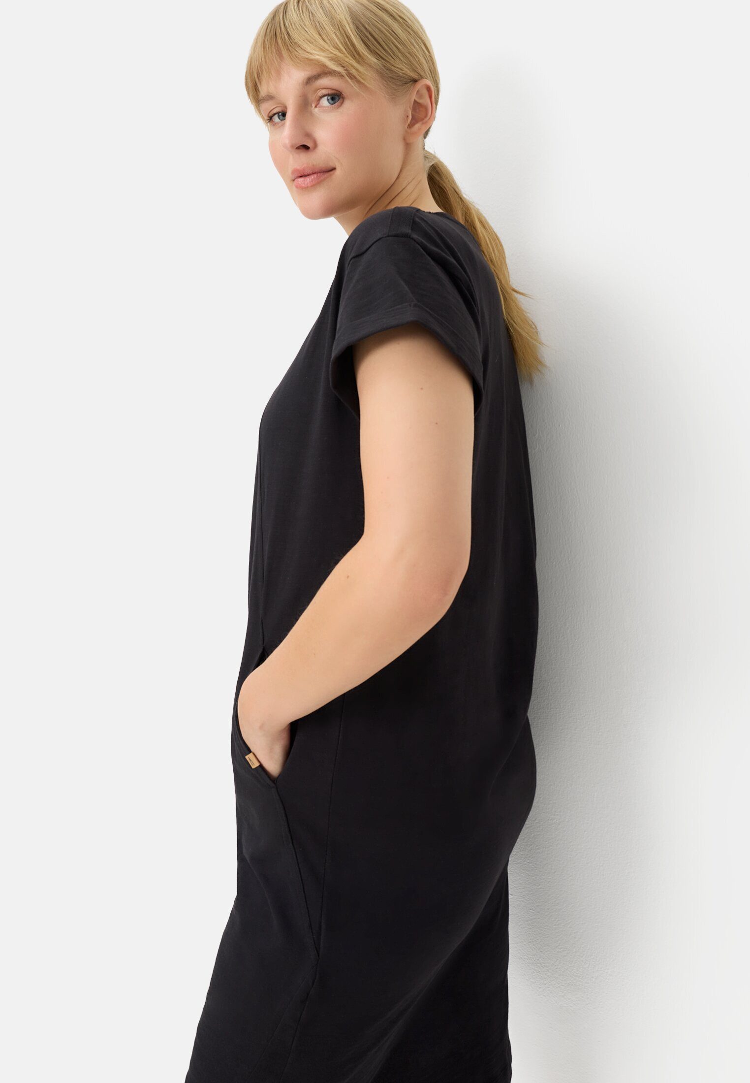 camel active Shirtkleid aus reiner Baumwolle Kurzarm – Bild 4 von 5