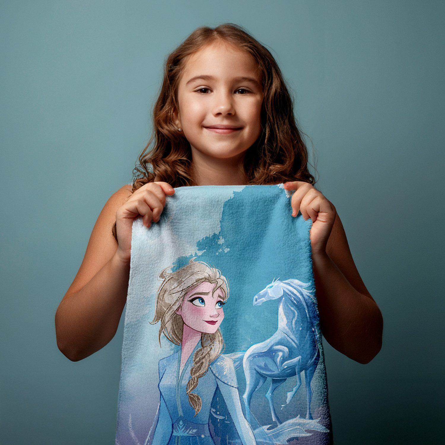 AY!Max Handtücher Elsa Frozen Duschtuch Badetuch Handtuch 70 x 140cm, (1 Du günstig online kaufen