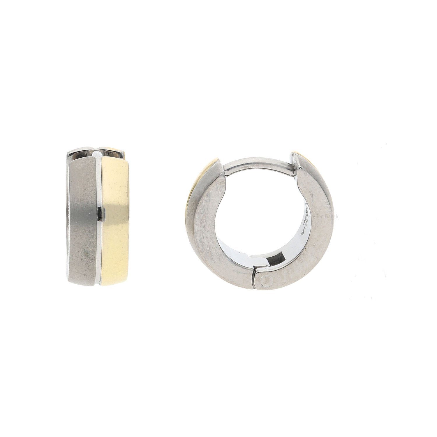 Boccia Paar Creolen Boccia Creolen 0505-02 Titan Bicolor (kein Set, 2-tlg., inkl. edelm Schmucketui)