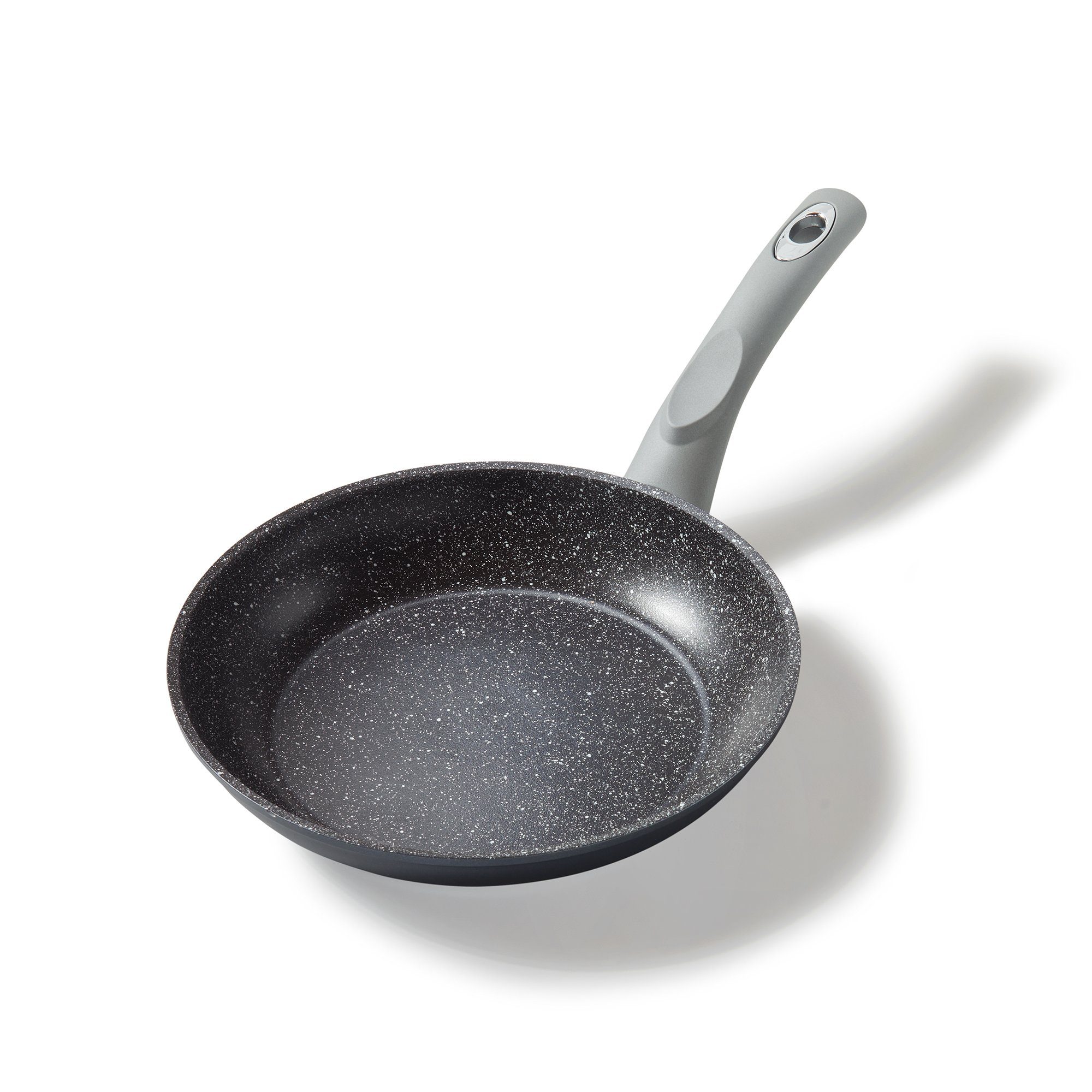 STONELINE Bratpfanne, Aluminium (3-tlg), mit echten Steinpartikeln, induktionsgeeignet, Made in Germany