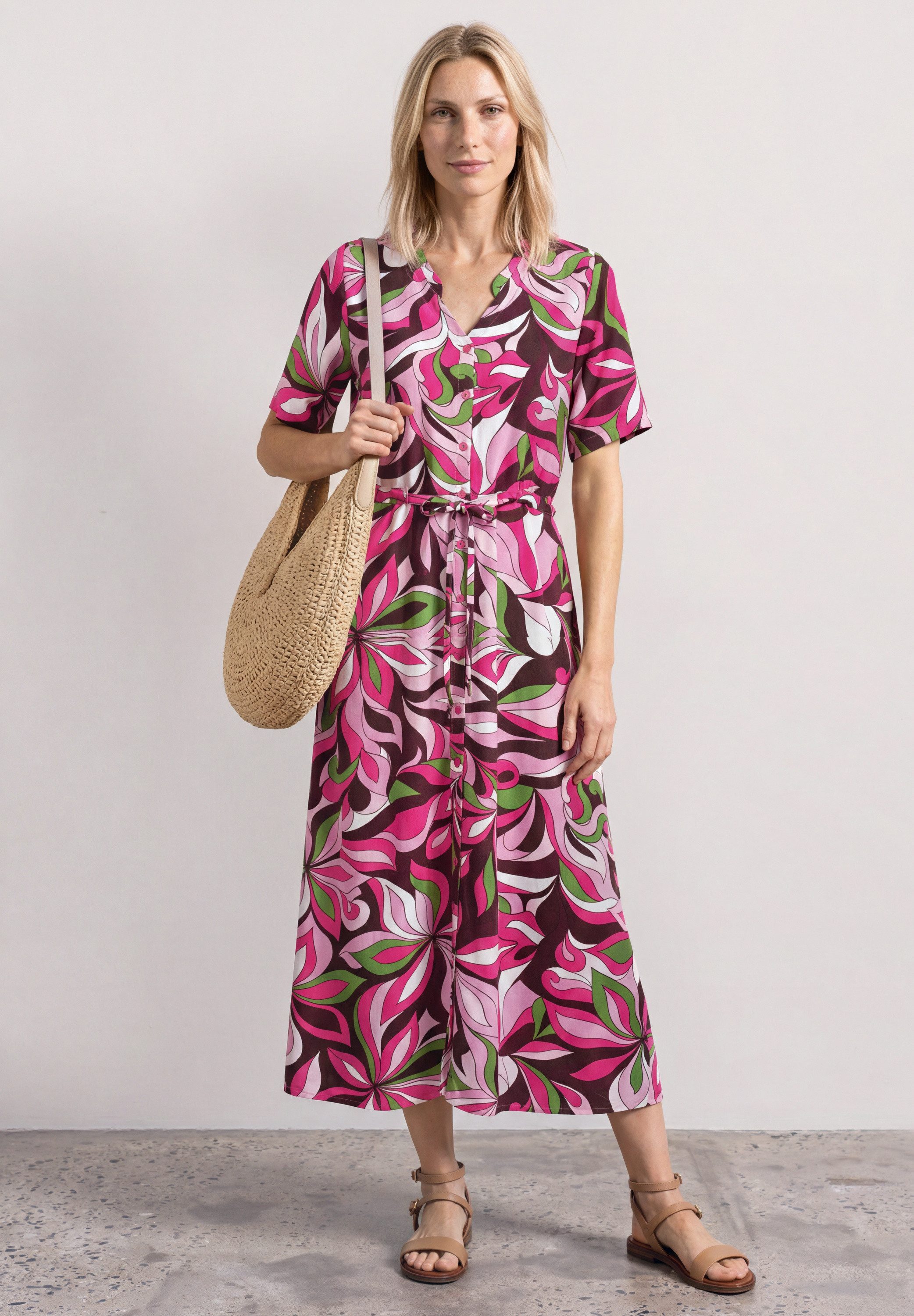 STREET ONE Maxikleid aus Viskose