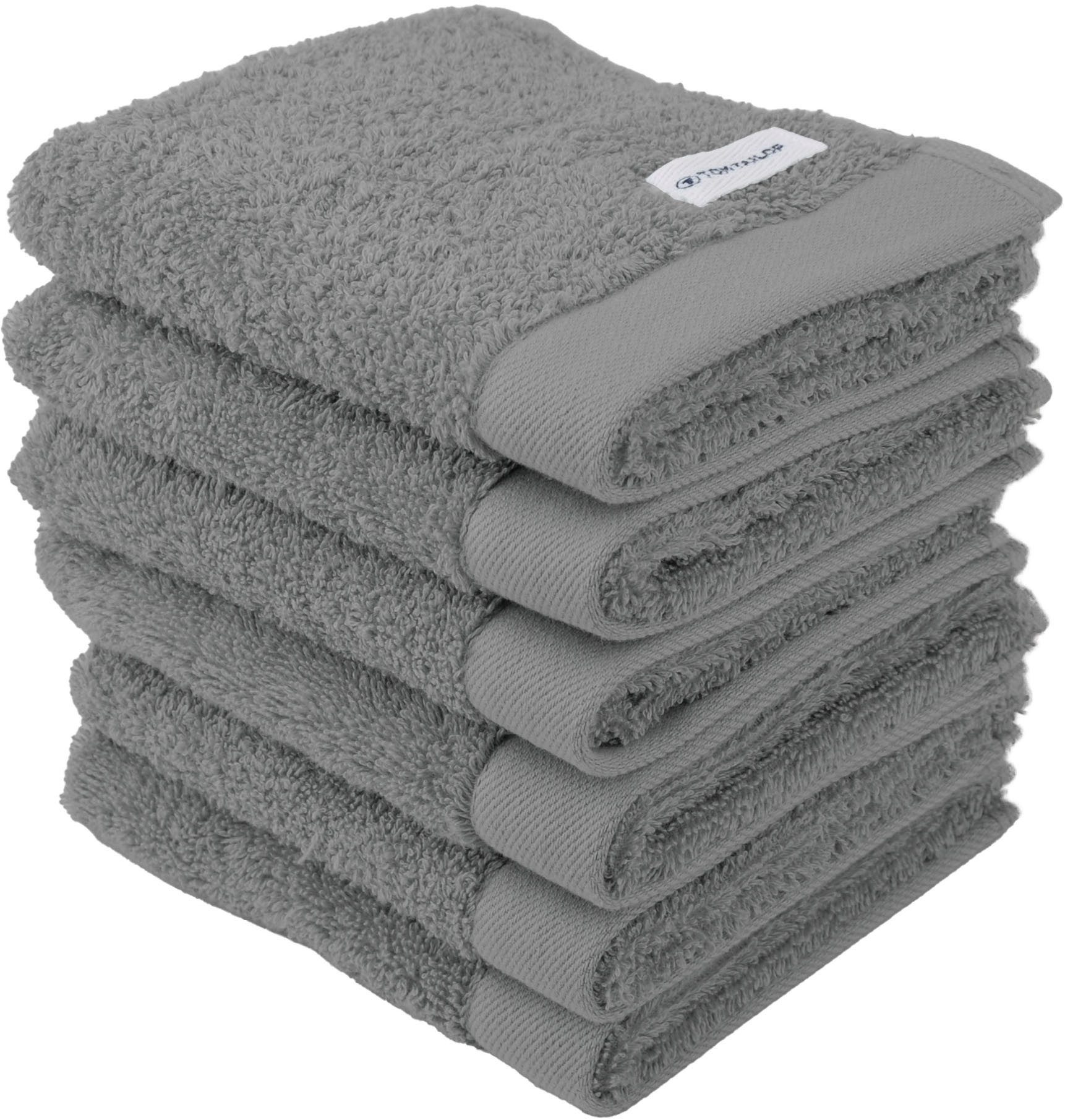 TOM TAILOR HOME Gästehandtuch »COLOR BATH«, (6 St., 6er Set Gästehandtücher günstig online kaufen