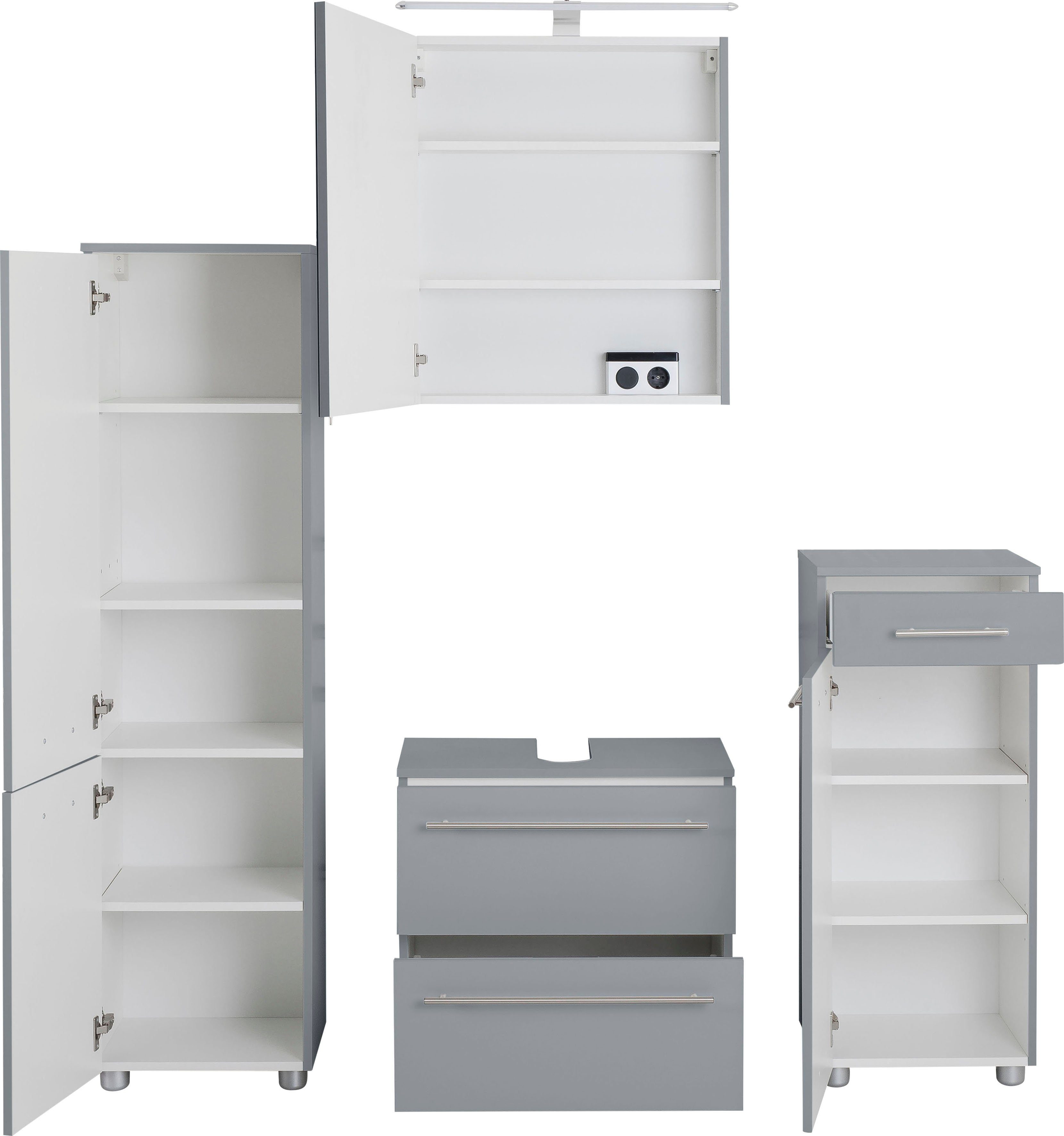 OPTIFIT Badmöbel-Set Bern, (4-St)