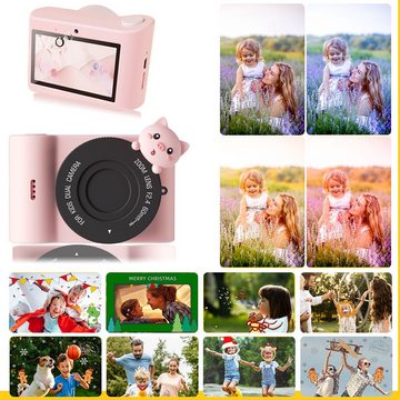 HT C5 Kinderkamera (Touchscreen Digitalkameras mit Front- und Hecklinse)