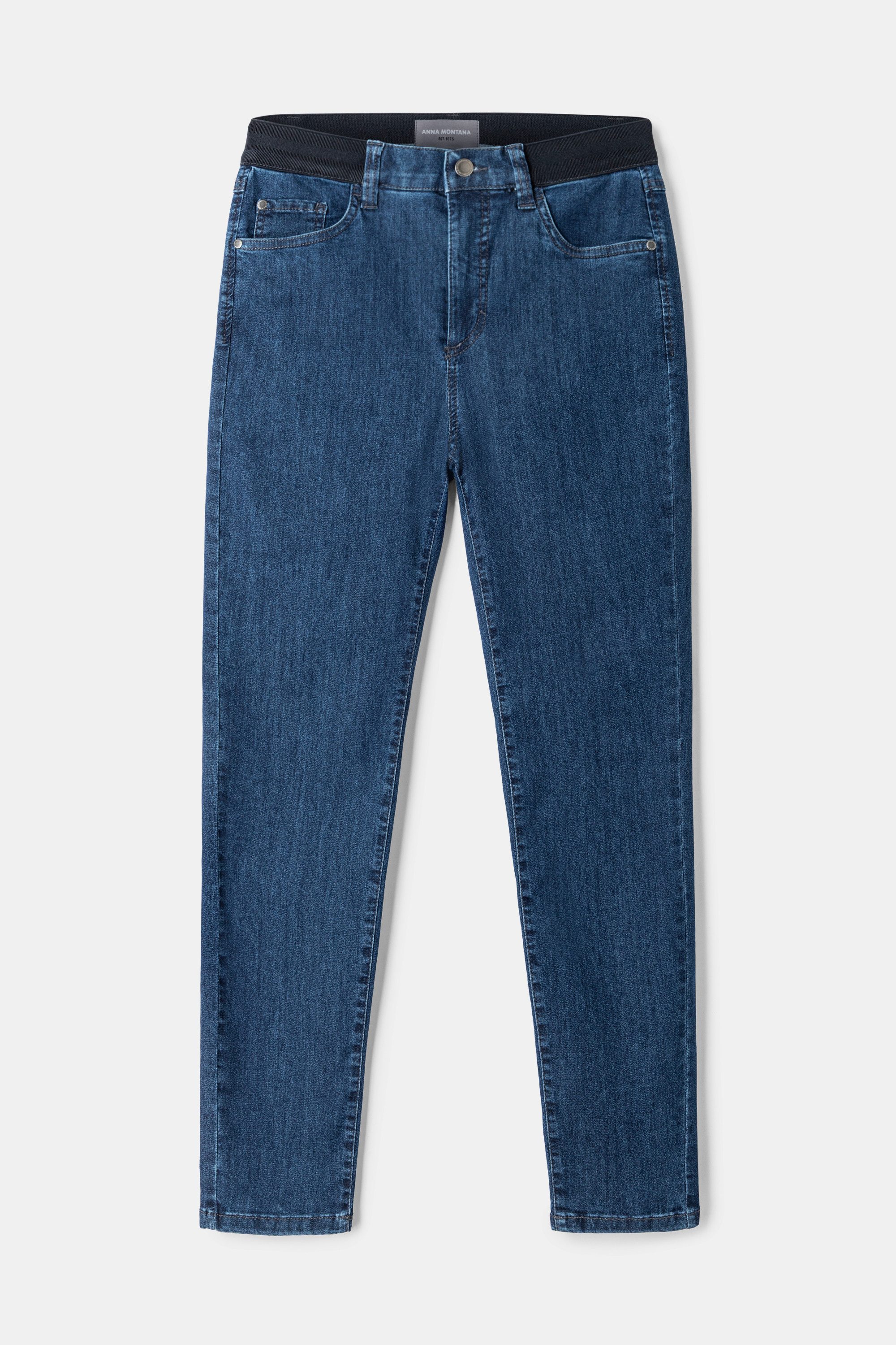 Anna Montana 5-Pocket-Jeans Hose Jeans lang