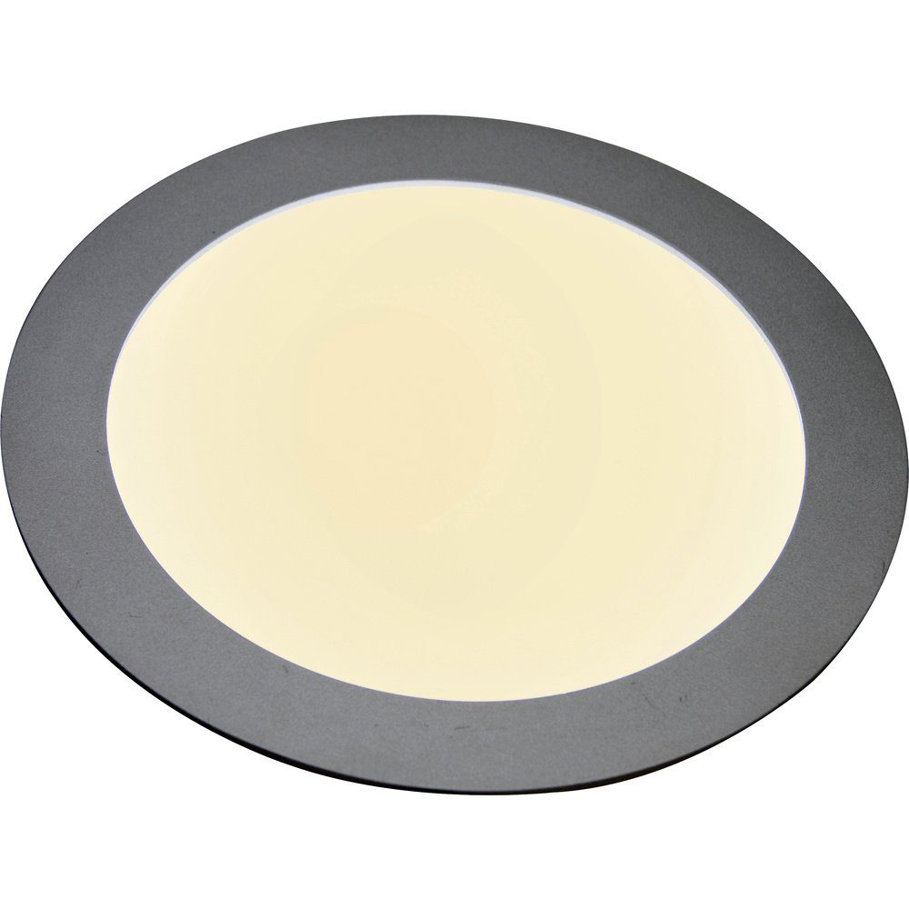 HEITRONIC LED Panel Heitronic 27636 LED-Panel 12 W Warmweiß Silber