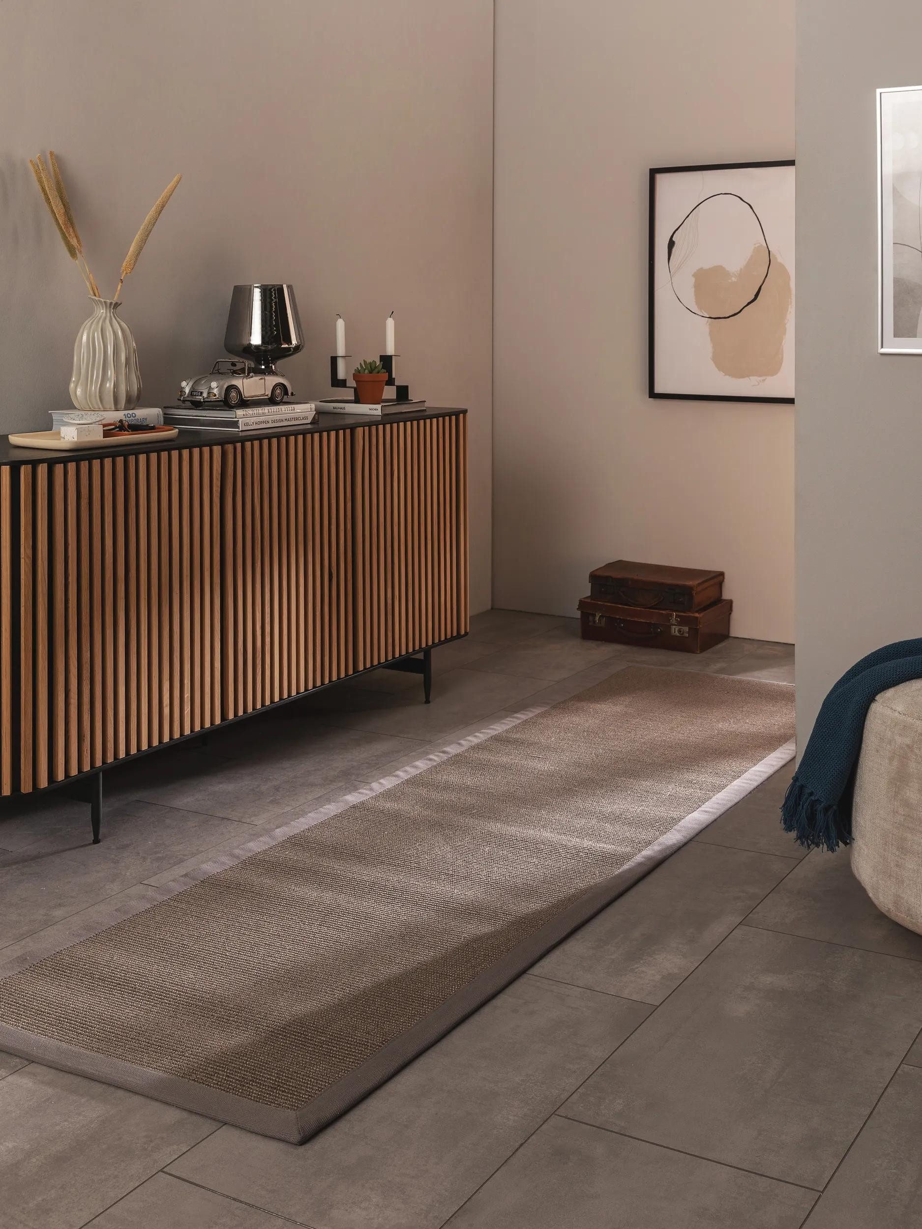 benuta Sisalteppich Sana, rechteckig, Höhe: 5 mm, 100% Sisal Naturfaser, Teppich Wohnzimmer, Esszimmer, Schlafzimmer