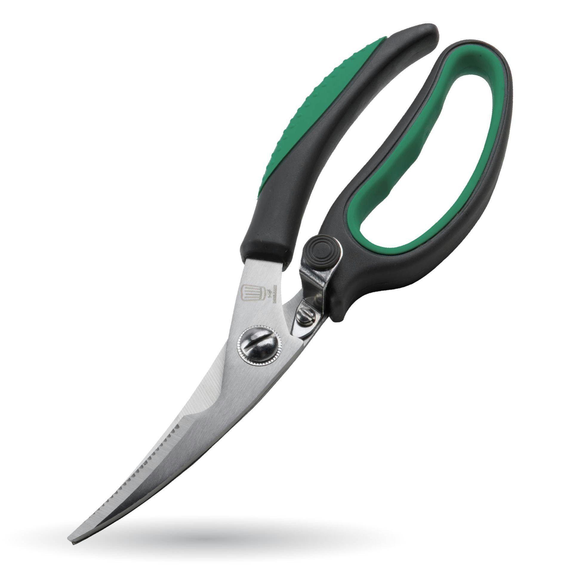 Chefkoch trifft Fackelmann Geflügelschere Geflügelschere aus Edelstahl – 235x75x25mm – Anti-Rutsch Griff