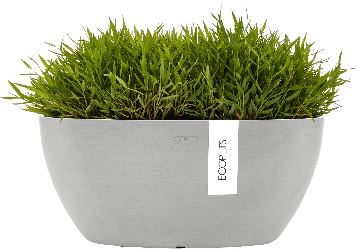 Blumentopf cm BxTxH: White SOFIA Grey, ECOPOTS 13x13x13,5