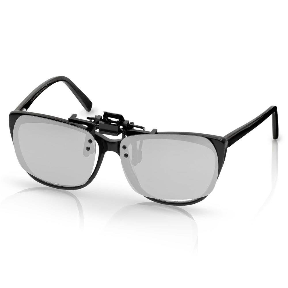 BEZLIT Eyewear Sonnenbrille Brillen Aufsatz Polarisiert Clip On (1-St) mit polarisierten Linsen Silber
