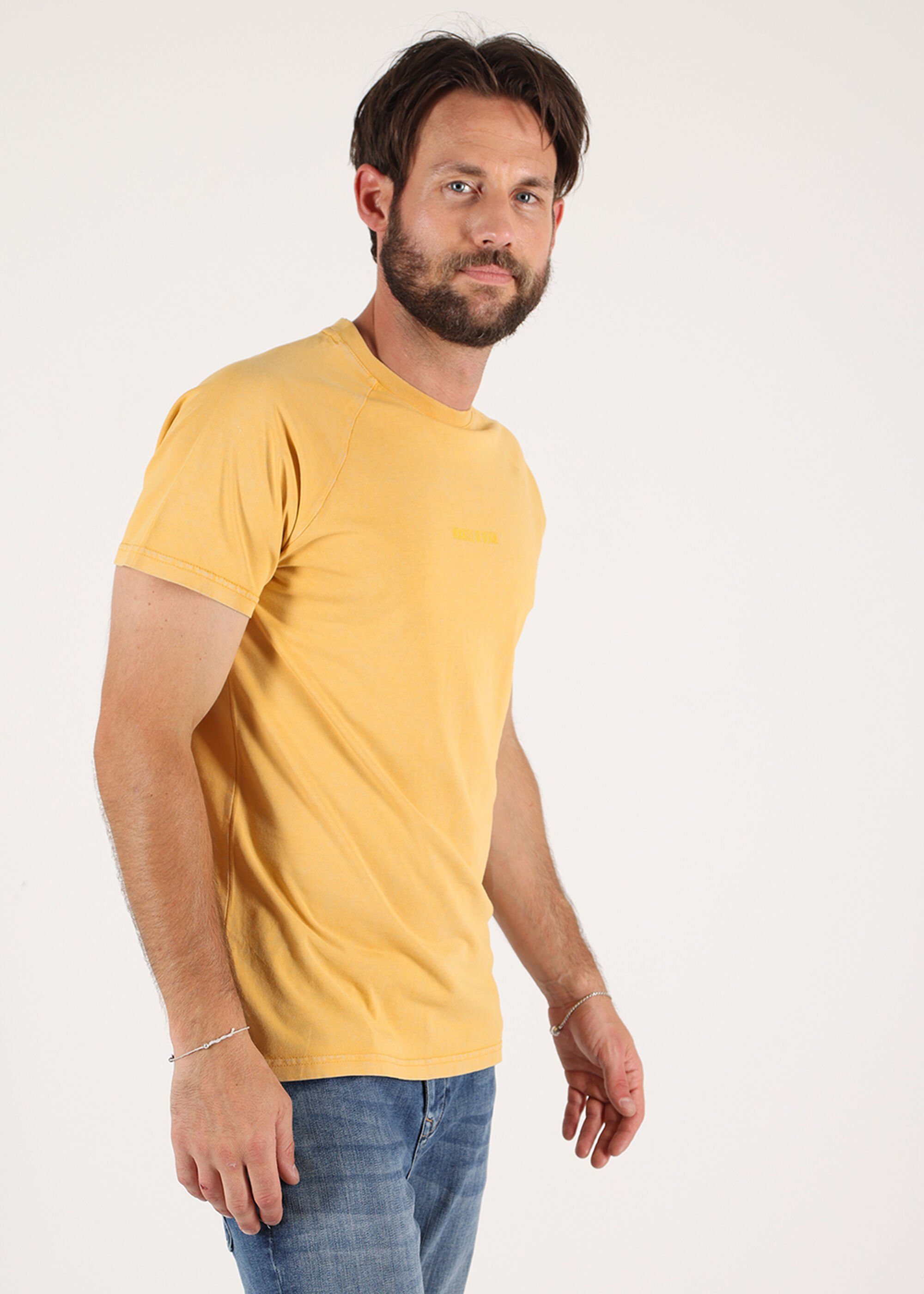 Design Denim Banana of Yellow T-Shirt unifarbenen im Miracle