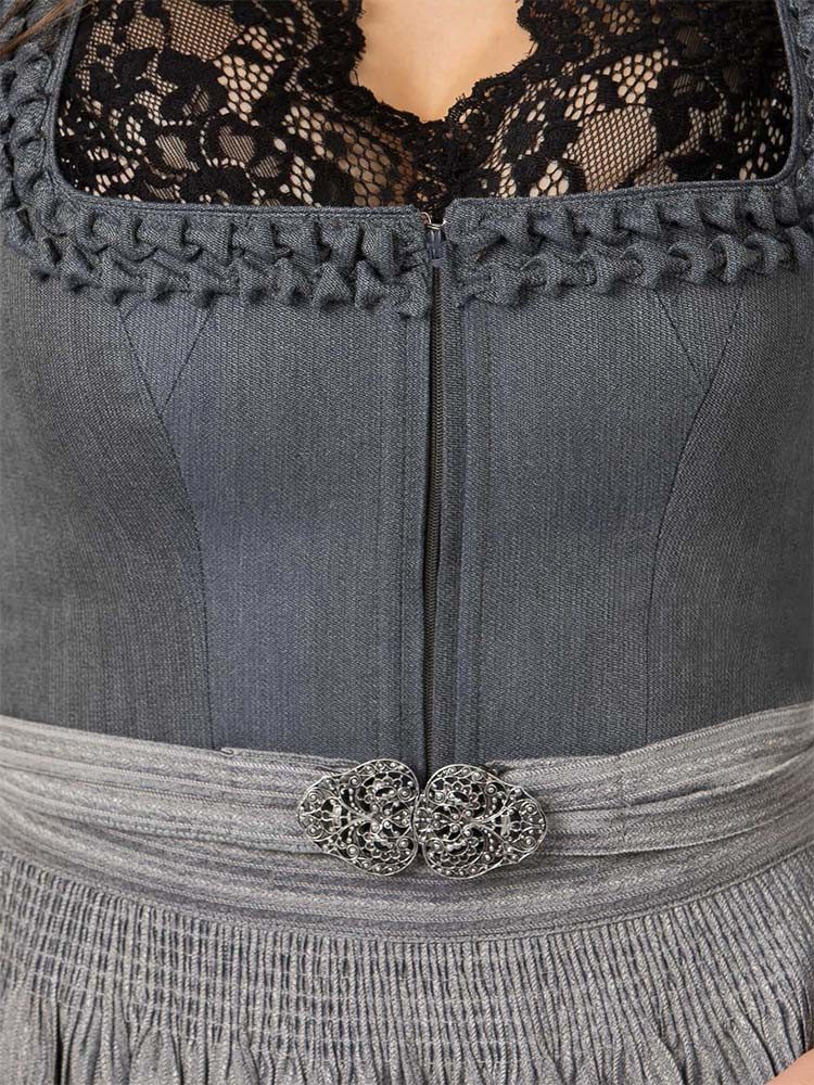Stockerpoint Dirndl Dirndl Moana 75cm Länge grau