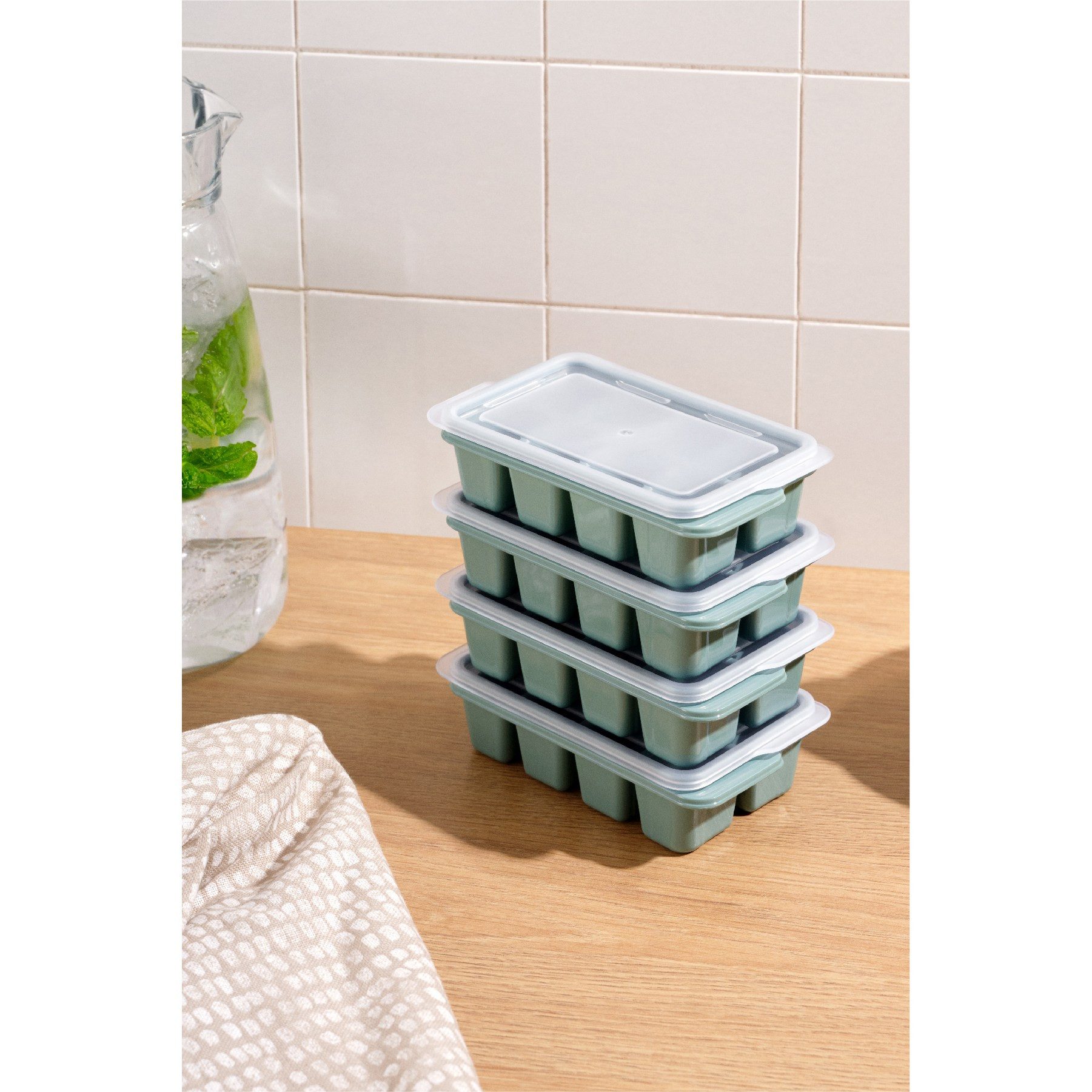 Eisform 100% PLASTIC, 7,5 x 12,5 x 3,5 (4 Pieces) M5514