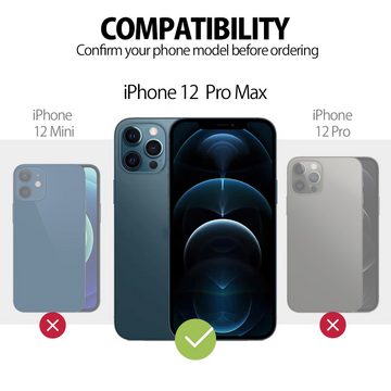 MyGadget Handyhülle Silikon Hülle für Apple iPhone 12 Pro Max, Schutzhülle robust TPU Case Silikonhülle Back Cover Slimcase Kratzfest