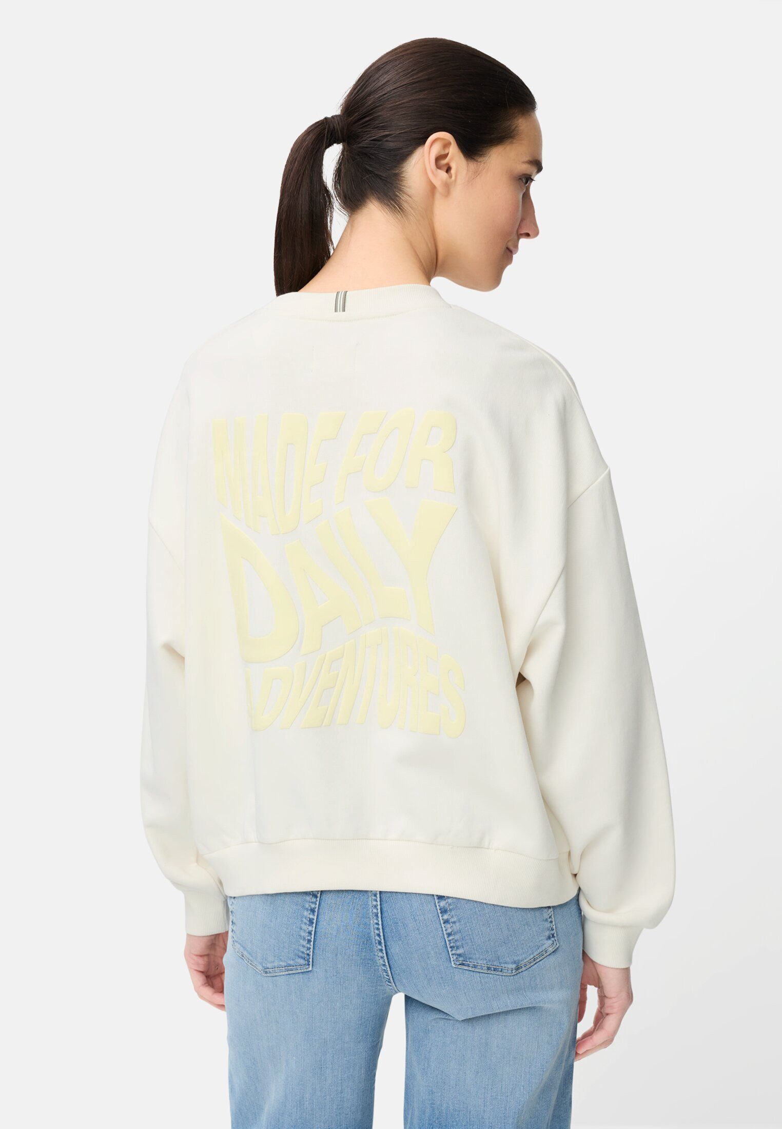 camel active Sweatshirt mit Backprint Langarm