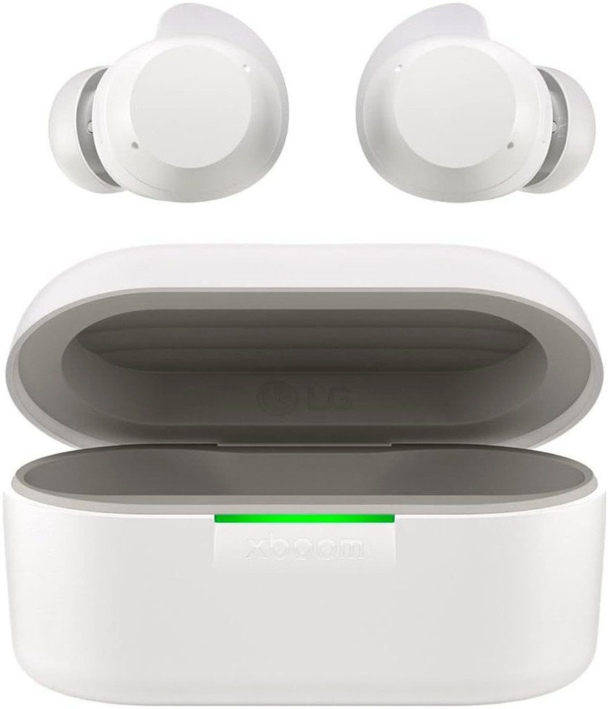 LG xboom Buds wireless In-Ear-Kopfhörer (Active Noise Cancelling (ANC), Google Assistant, Siri, Bluetooth, In-Ear-Kopfhörer mit ANC, Signature Sound und Graphen Treiber)