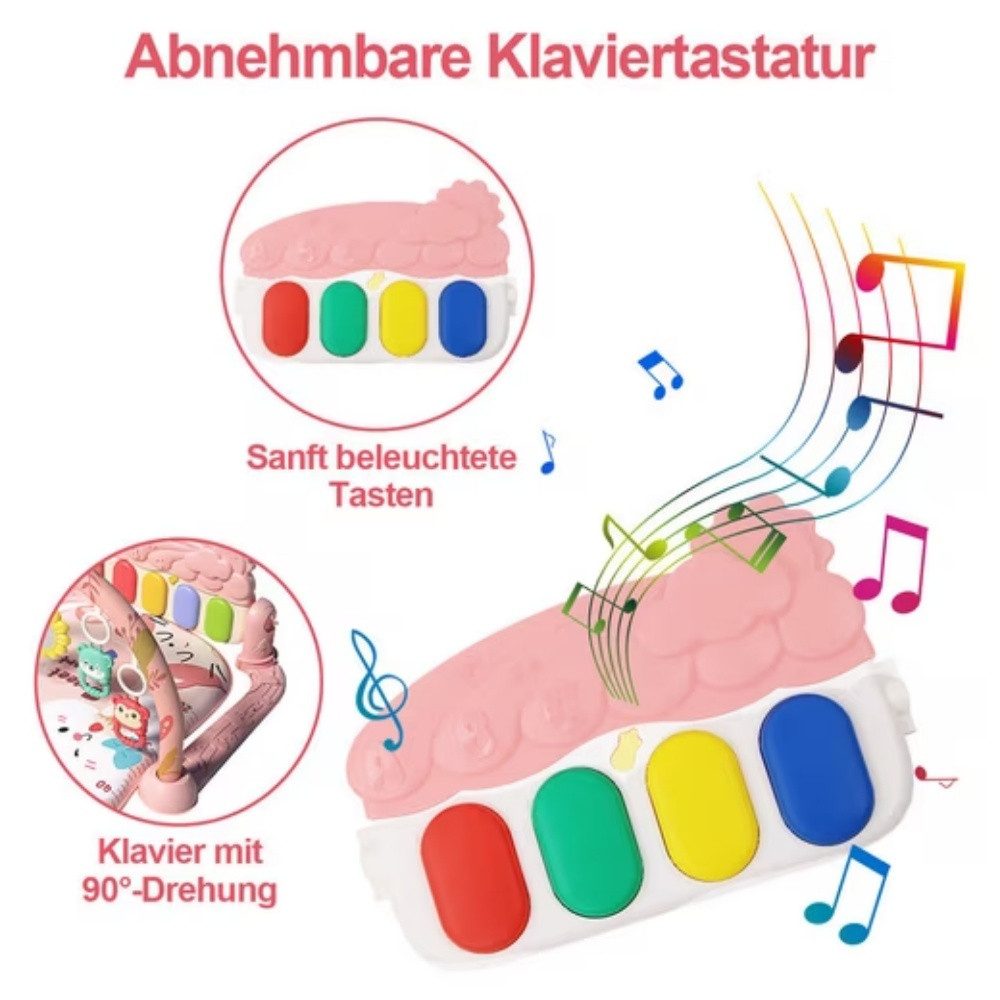 POPOLIC Baby Gym Baby Gym Spieldecke mit Musik&Lichtern mit weichem Spielbo günstig online kaufen