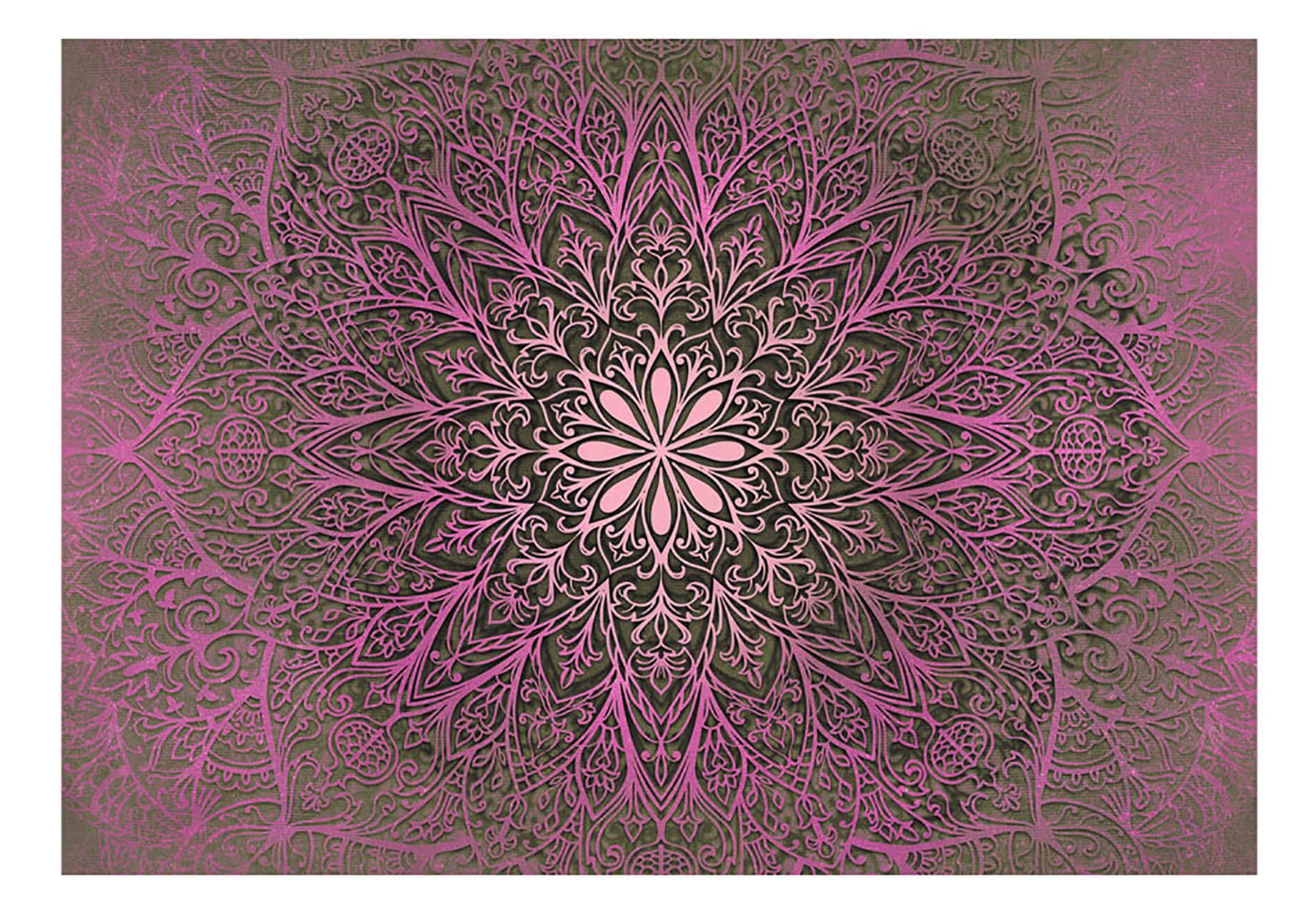 KUNSTLOFT Vliestapete Hypnotic Arabesque 1x0.7 m, halb-matt, lichtbeständige Design Tapete