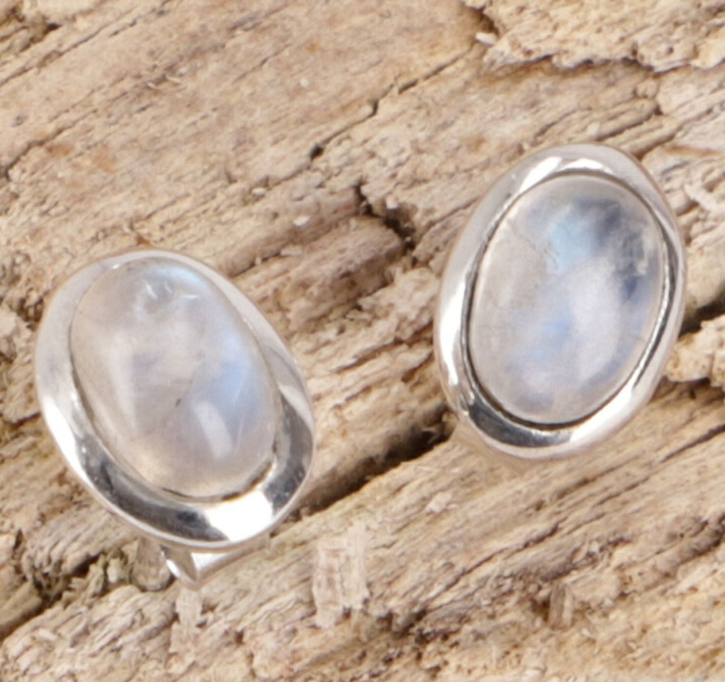 Guru-Shop Paar Ohrhänger Indische Silber Ohrstecker, ovale Boho.. günstig online kaufen