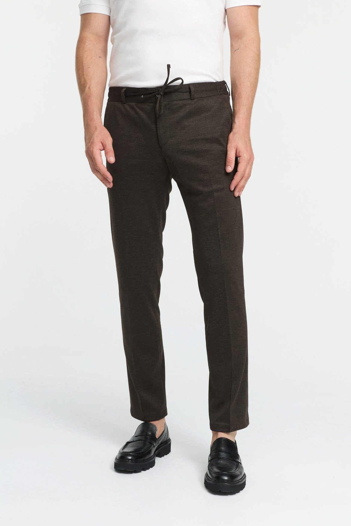 ZUITABLE Anzughose Hose DiSpartaflex SE 251617-890, Dk. Brown