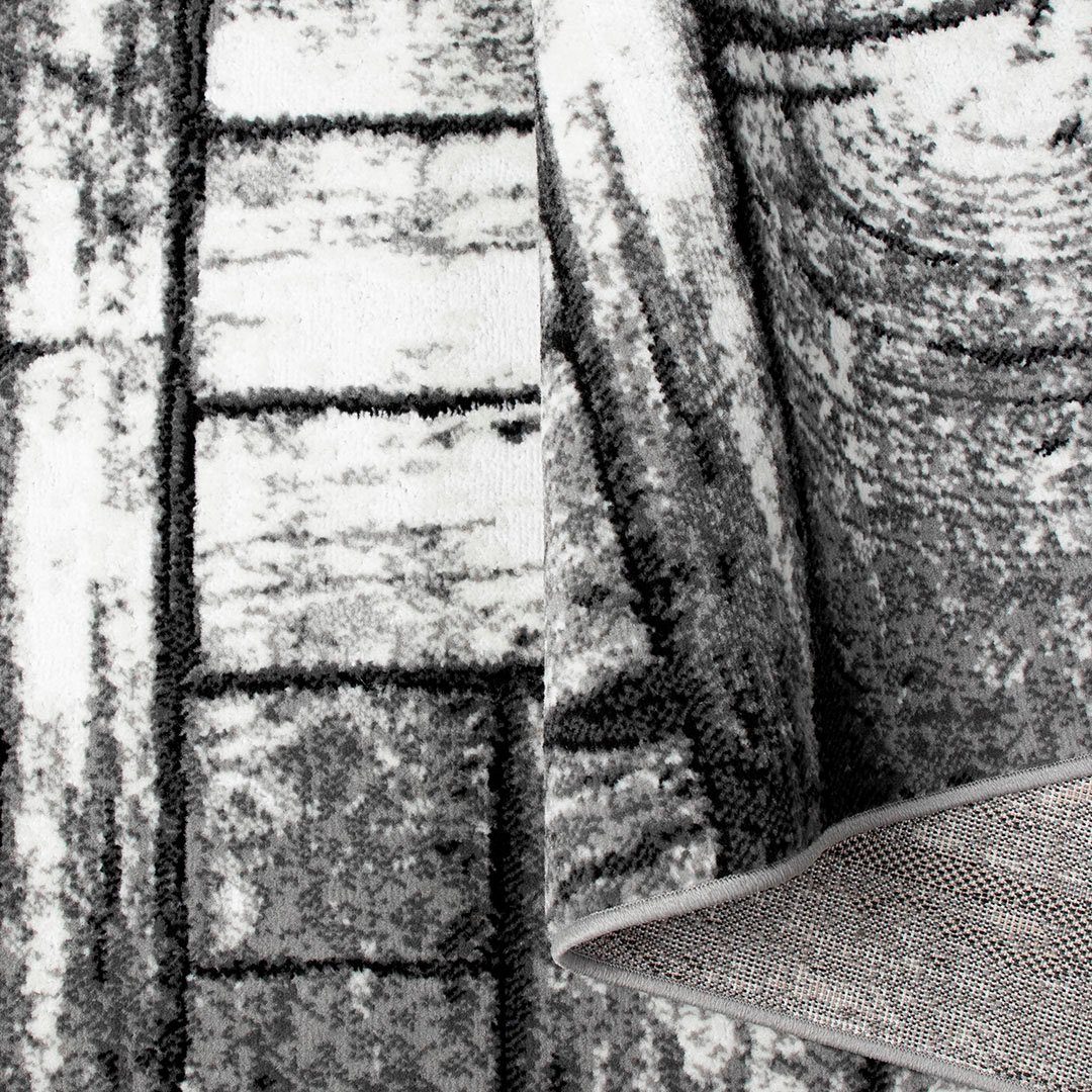 OTTO home Teppich Sierning, rechteckig, Höhe: 8 mm, softer Flor, Kurzflor, modernes Design, in Holz-Optik