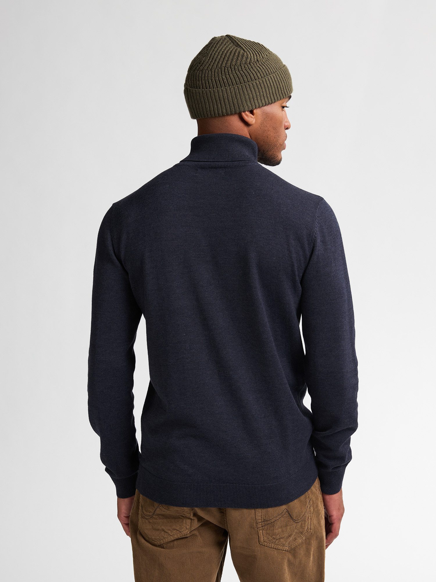 Petrol Industries Rollkragenpullover Men Knitwear Collar Basi Pflegeleichter Materialmix mit Baumwollanteil