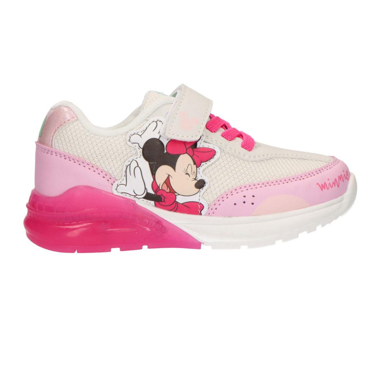 Disney Minnie Mouse Sportschuhe Mädchen mit Lichteffekt für Schule und Freizeit Sneaker