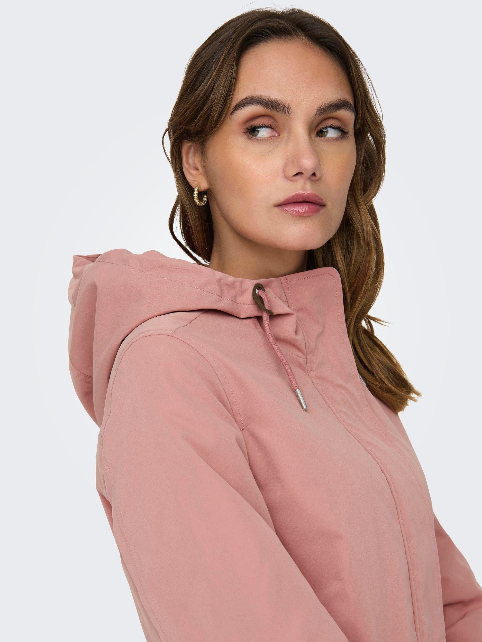 CC LIFE ONLLOUISE PARKA ONLY Old Kurzmantel Rose OTW