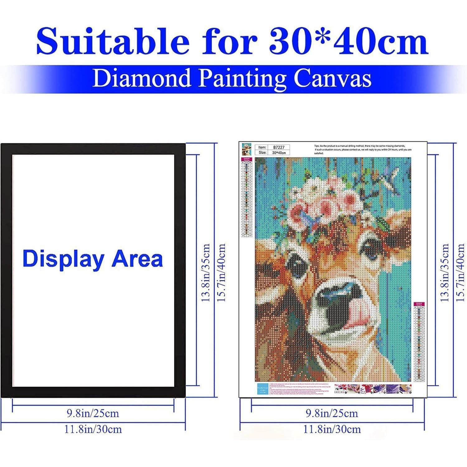 LuxusKollektion Bilderrahmen-Set Diamond Painting Rahmen 30x40 cm Schwarz S günstig online kaufen