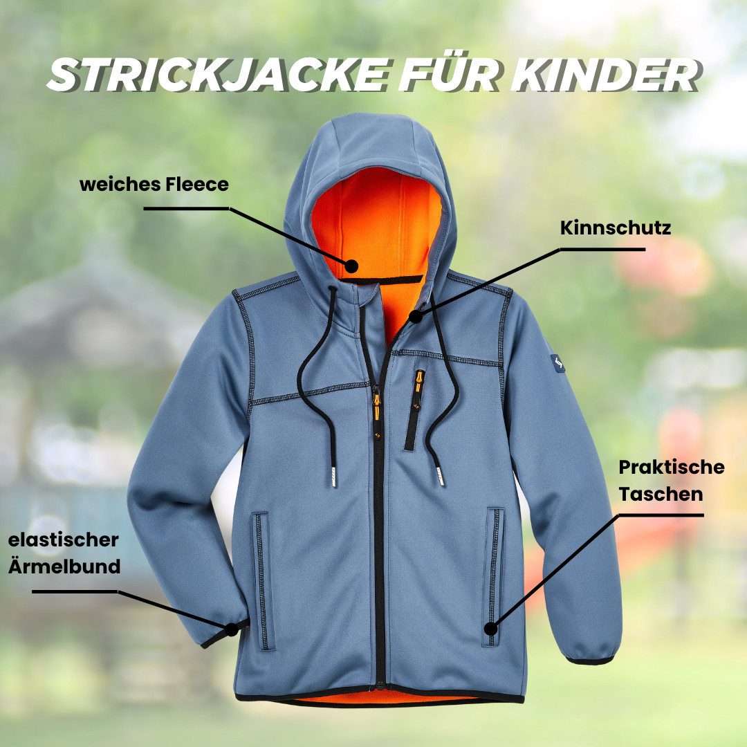 SCHEIBLER WORKWEAR Outdoorjacke Active Regulierbare Kapuze, elastischer Bund, wärmende Fleece-Innenseite