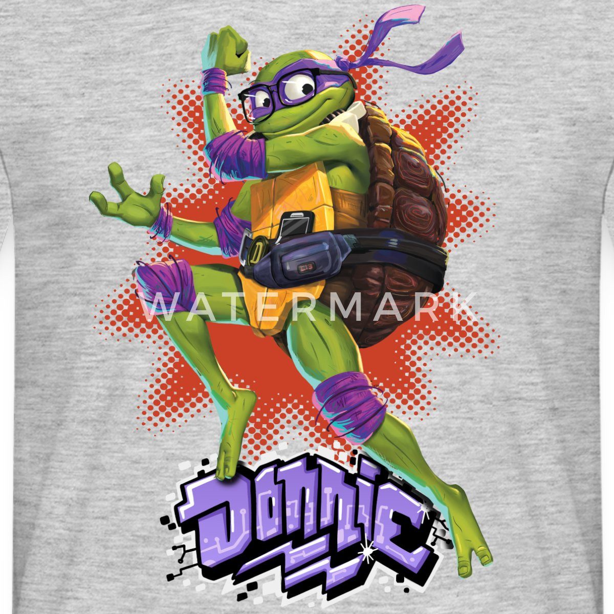 Spreadshirt T-Shirt TMNT Mutant Mayhem Turtle Donnie Männer T-Shirt (1-tlg)