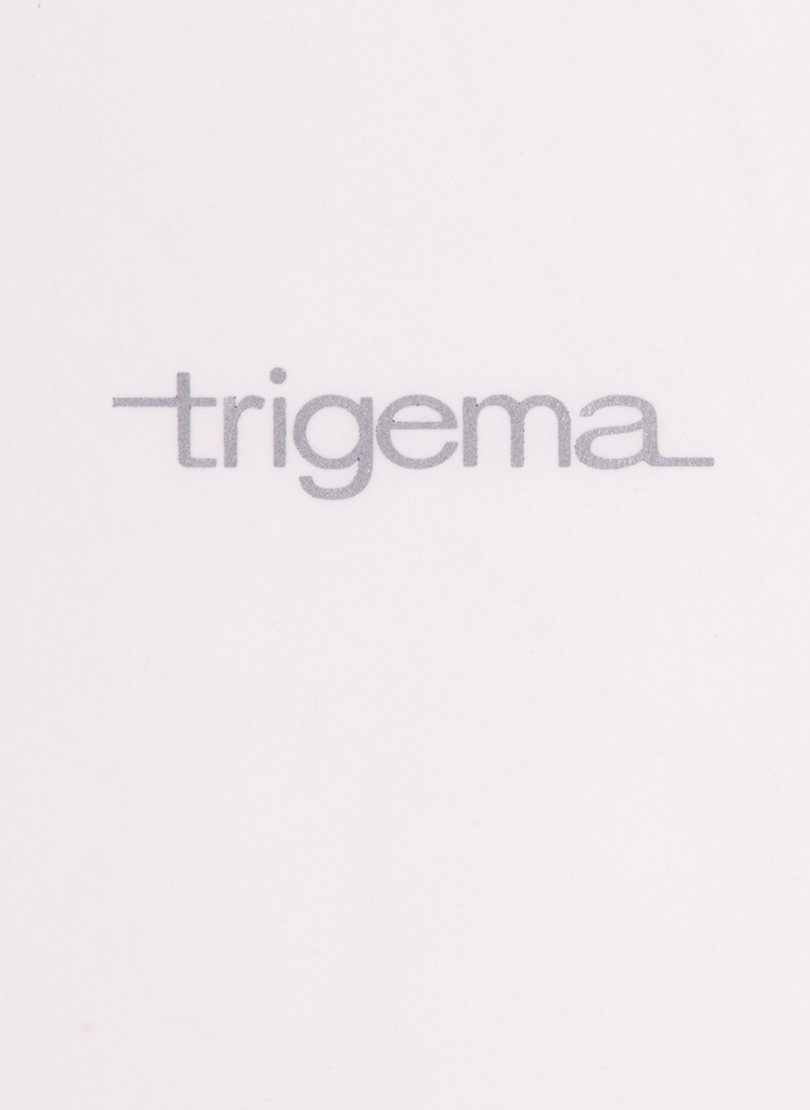 Trigema Innenslip Jerseyhose mit TRIGEMA weiss Netz Sport-Shorts aus
